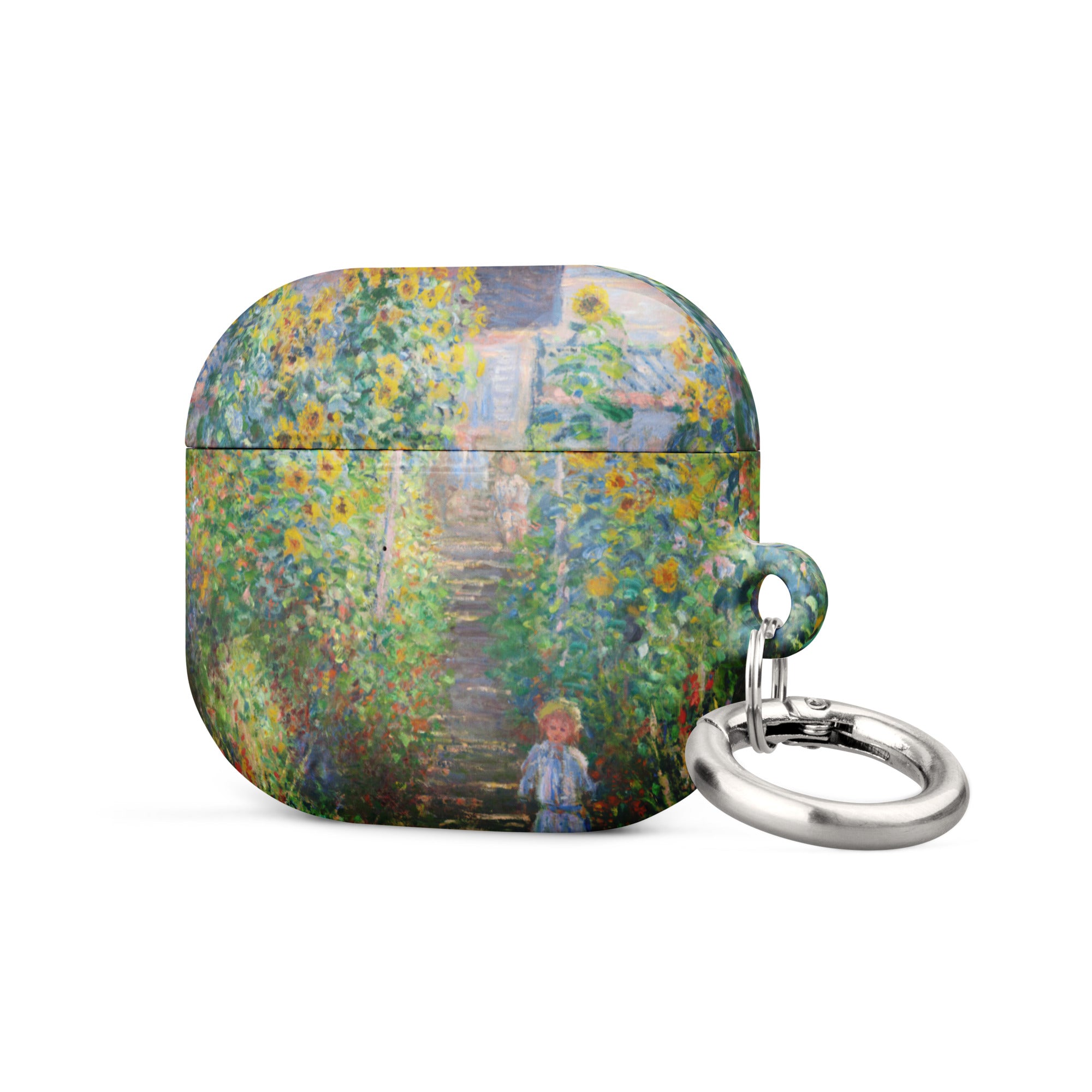 Claude Monet „Der Garten des Künstlers in Vétheuil“ – berühmtes Gemälde – AirPods®-Hülle | Premium-Kunsthülle für AirPods®