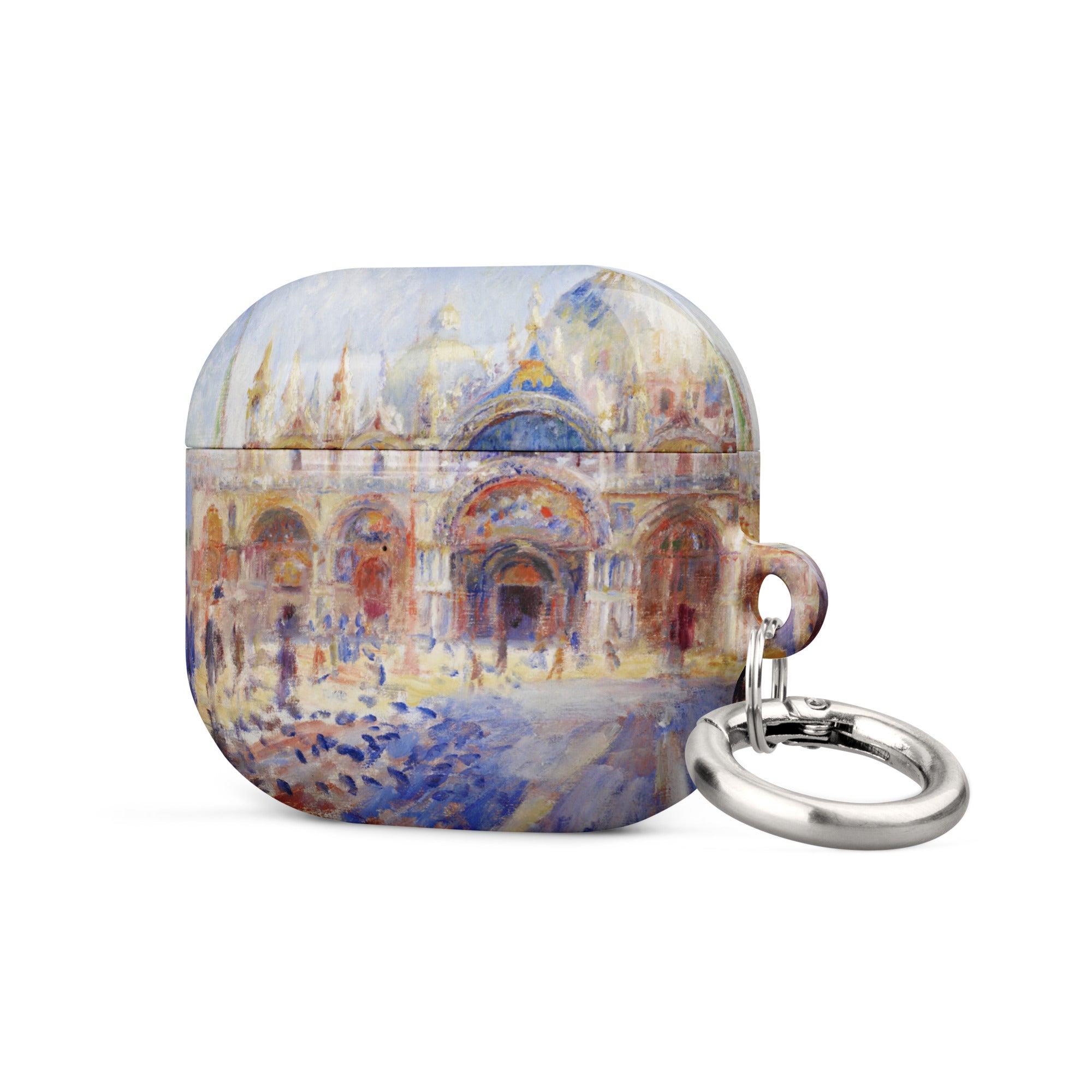 Pierre-Auguste Renoir „Der Markusplatz, Venedig“ – berühmtes Gemälde – AirPods®-Hülle | Premium-Kunsthülle für AirPods®