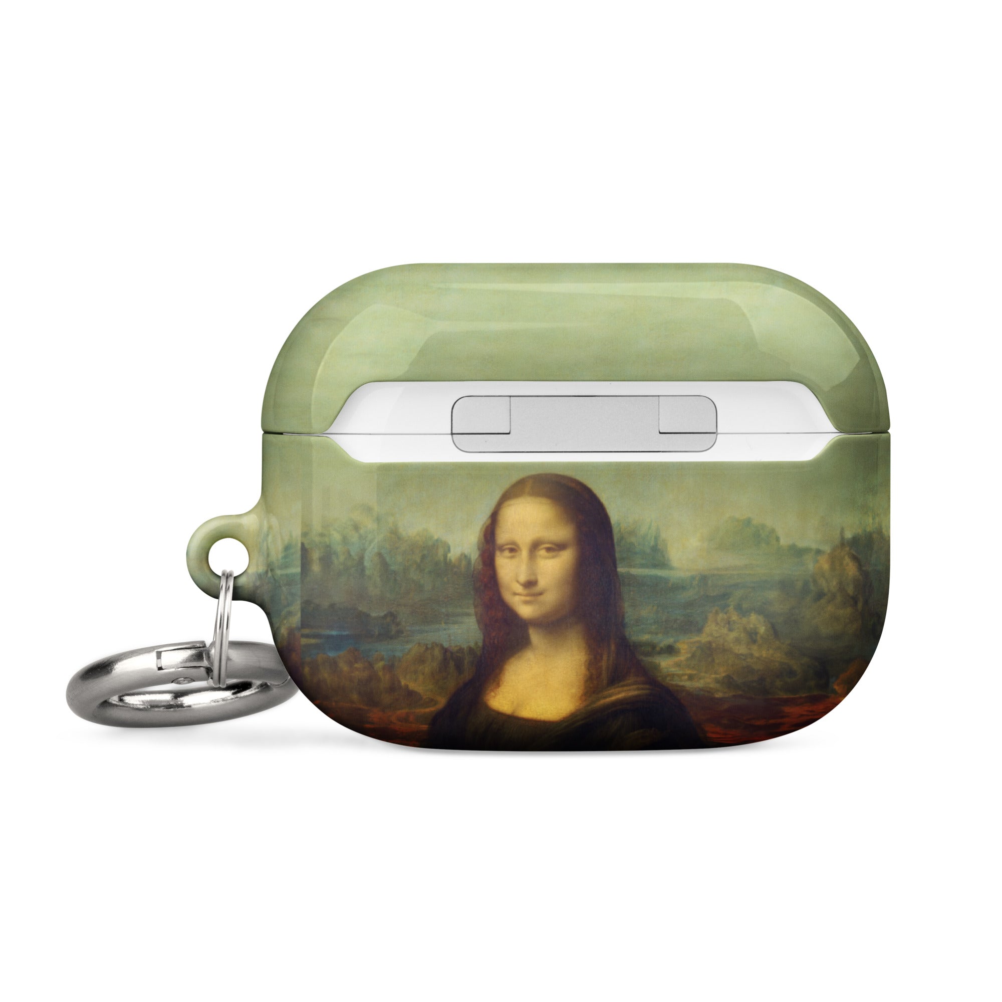 AirPods®-Hülle „Mona Lisa“ von Leonardo da Vinci, berühmtes Gemälde | Premium-Kunsthülle für AirPods® 