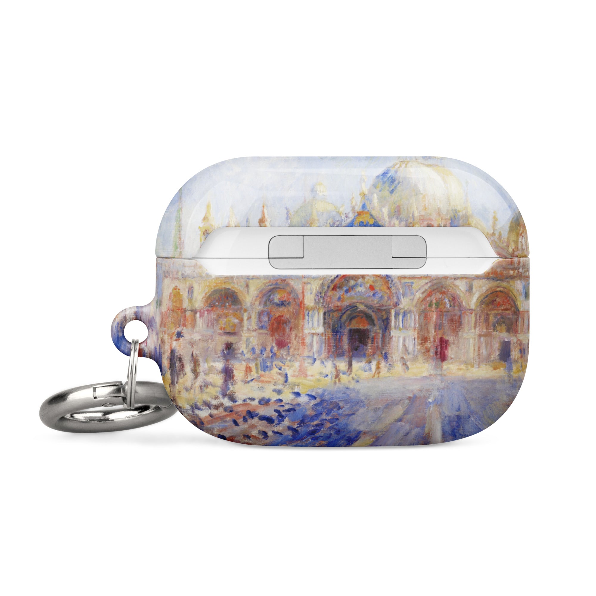 Pierre-Auguste Renoir „Der Markusplatz, Venedig“ – berühmtes Gemälde – AirPods®-Hülle | Premium-Kunsthülle für AirPods®