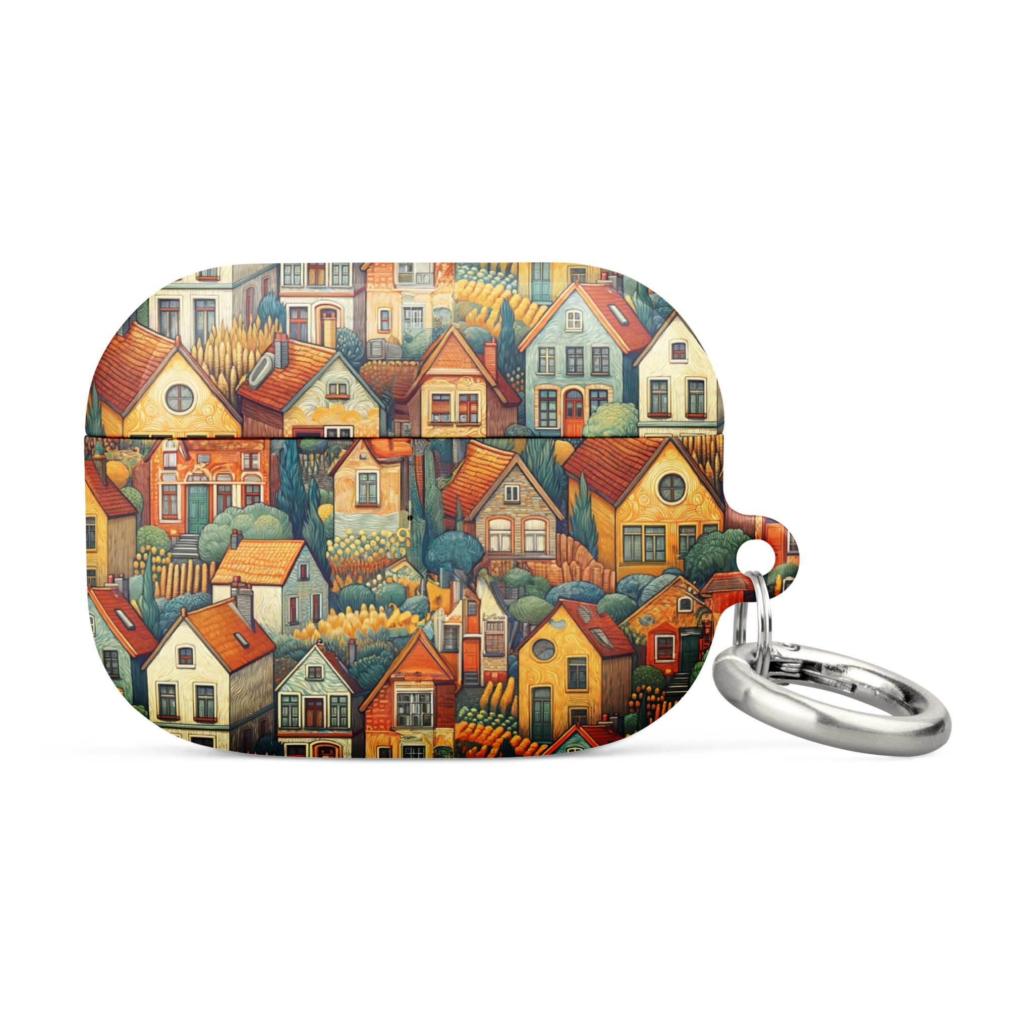 Vincent van Gogh 'Houses at Auvers' Famous Painting AirPods® Case | Premium Art Case for AirPods®