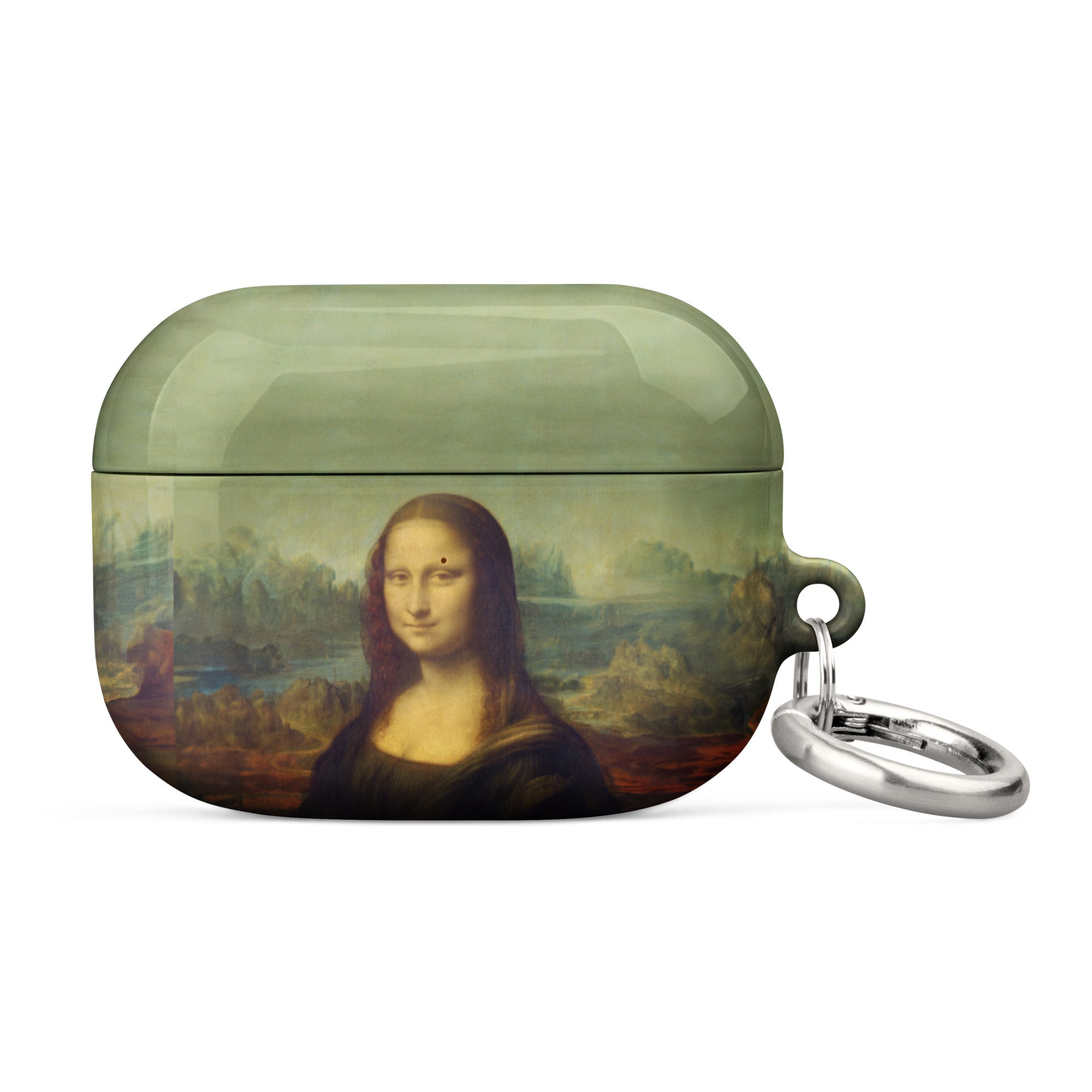 AirPods®-Hülle „Mona Lisa“ von Leonardo da Vinci, berühmtes Gemälde | Premium-Kunsthülle für AirPods® 