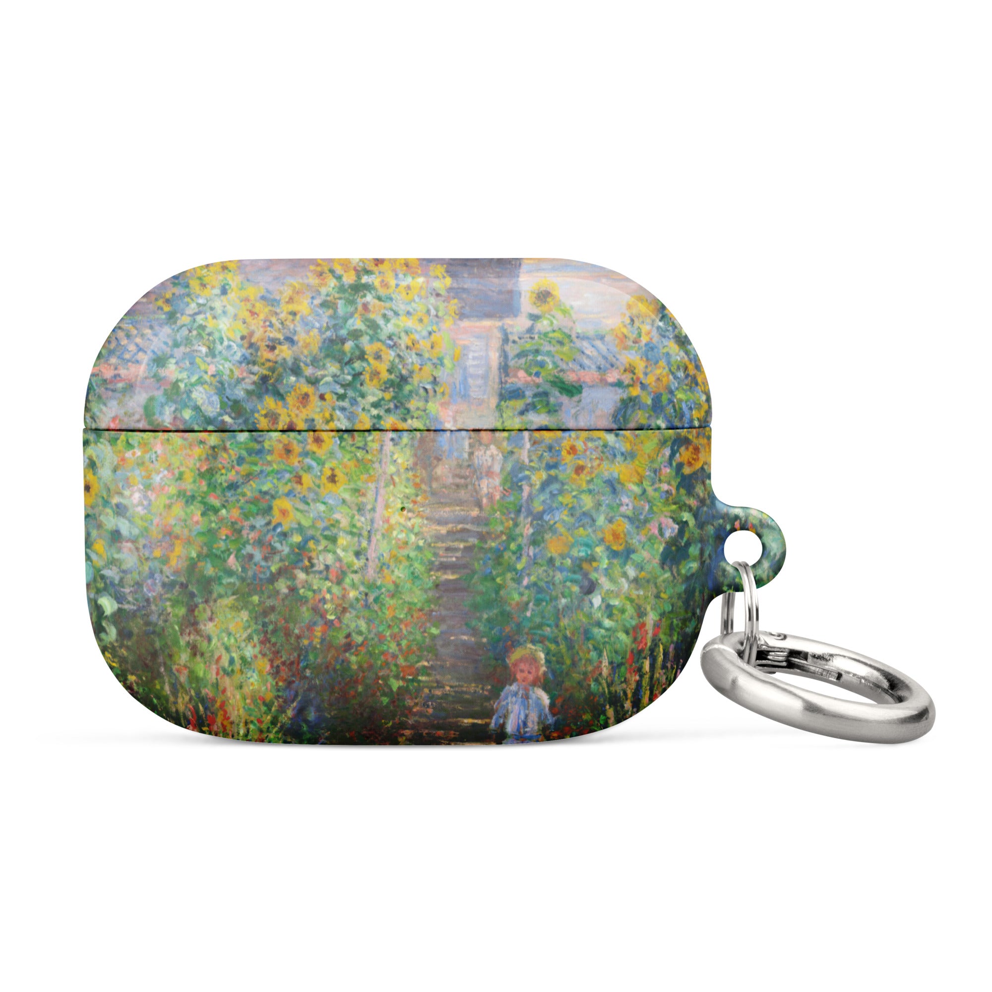 Claude Monet „Der Garten des Künstlers in Vétheuil“ – berühmtes Gemälde – AirPods®-Hülle | Premium-Kunsthülle für AirPods®