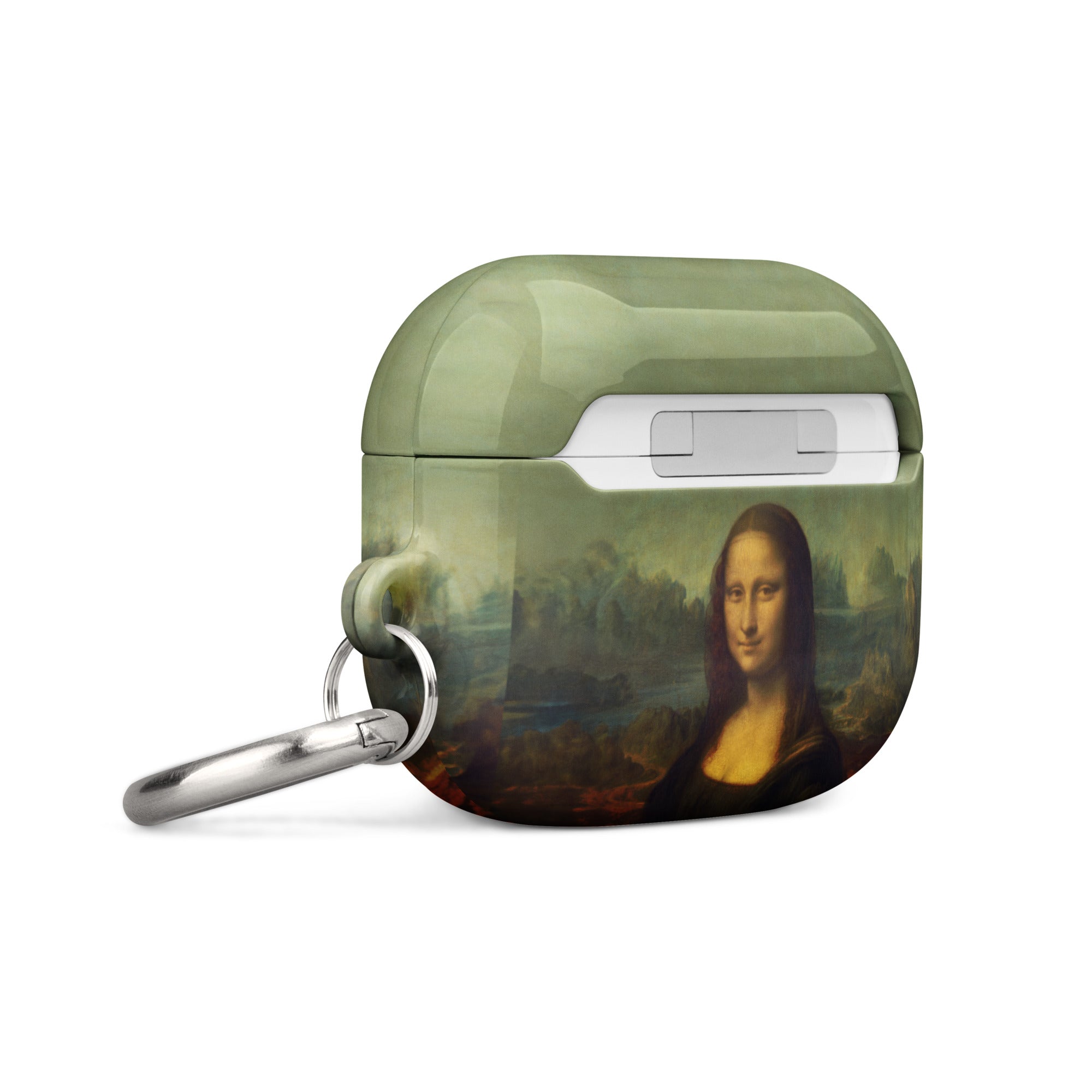 AirPods®-Hülle „Mona Lisa“ von Leonardo da Vinci, berühmtes Gemälde | Premium-Kunsthülle für AirPods® 