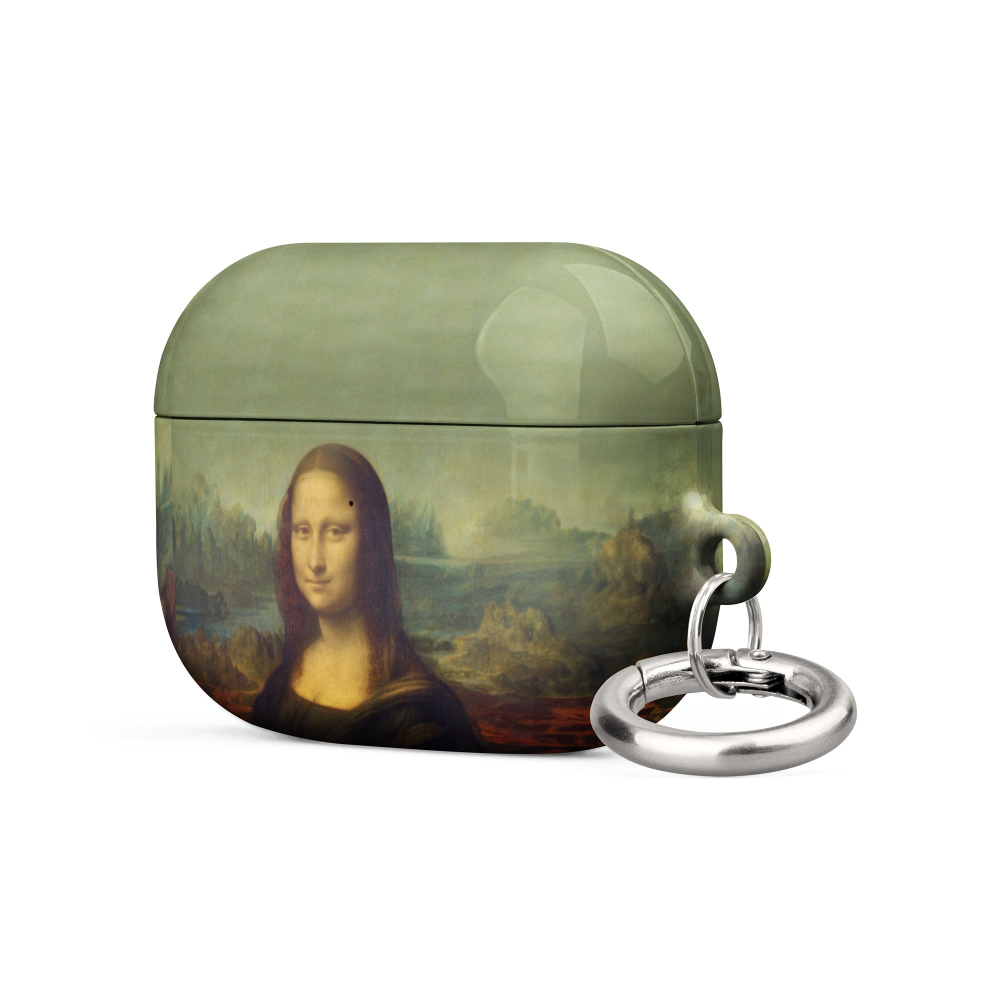 AirPods®-Hülle „Mona Lisa“ von Leonardo da Vinci, berühmtes Gemälde | Premium-Kunsthülle für AirPods® 