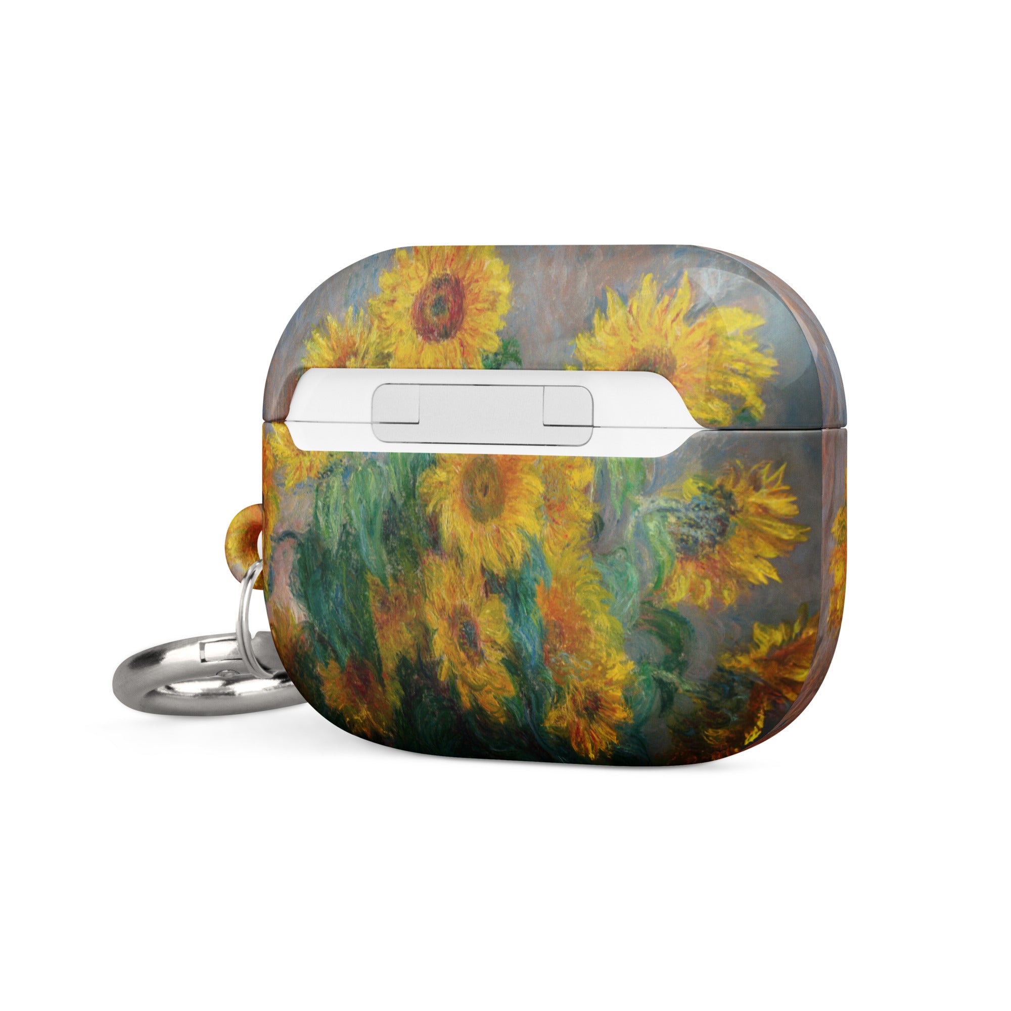 Claude Monet „Sonnenblumenstrauß“, berühmtes Gemälde, AirPods®-Hülle | Premium-Kunsthülle für AirPods® 