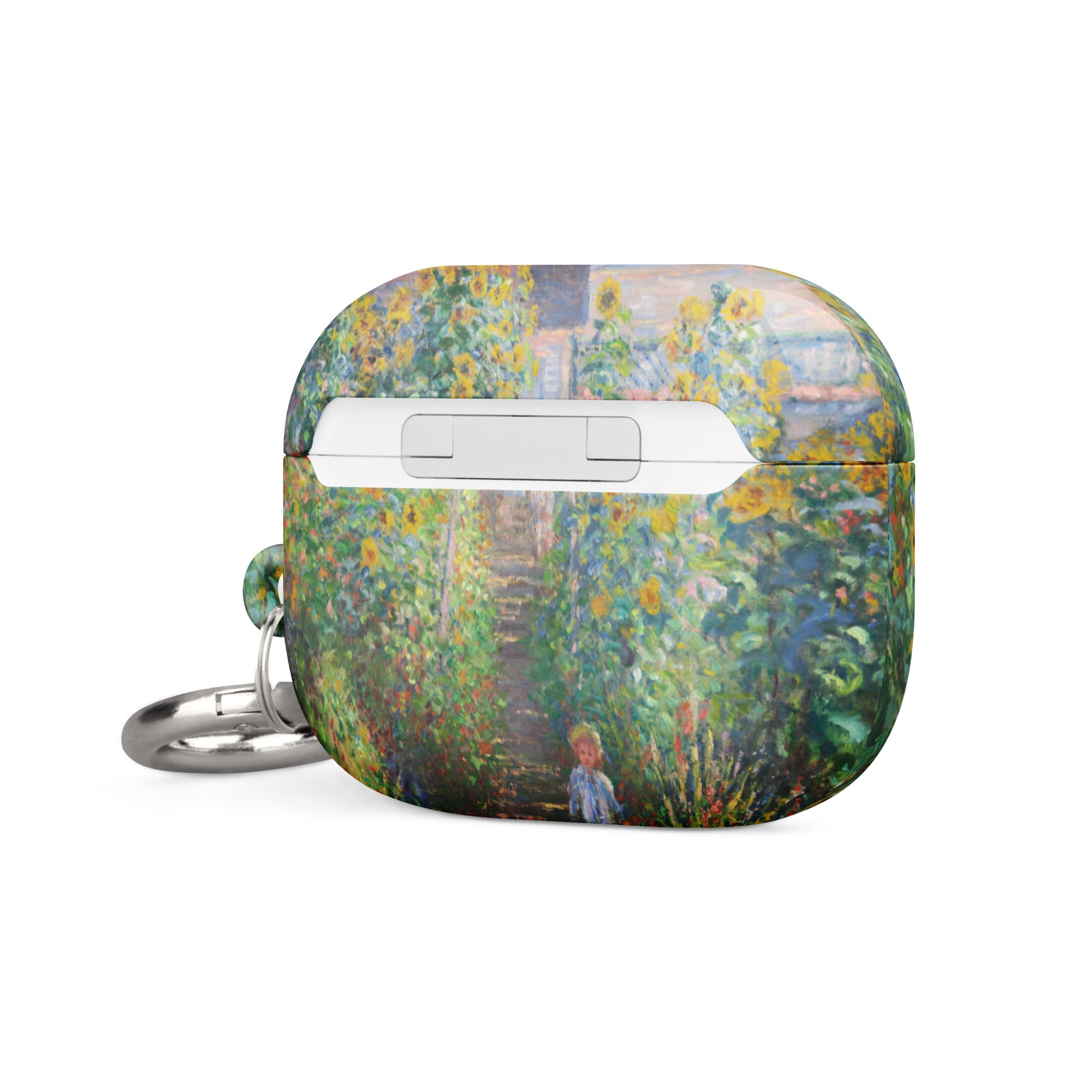 Claude Monet „Der Garten des Künstlers in Vétheuil“ – berühmtes Gemälde – AirPods®-Hülle | Premium-Kunsthülle für AirPods®