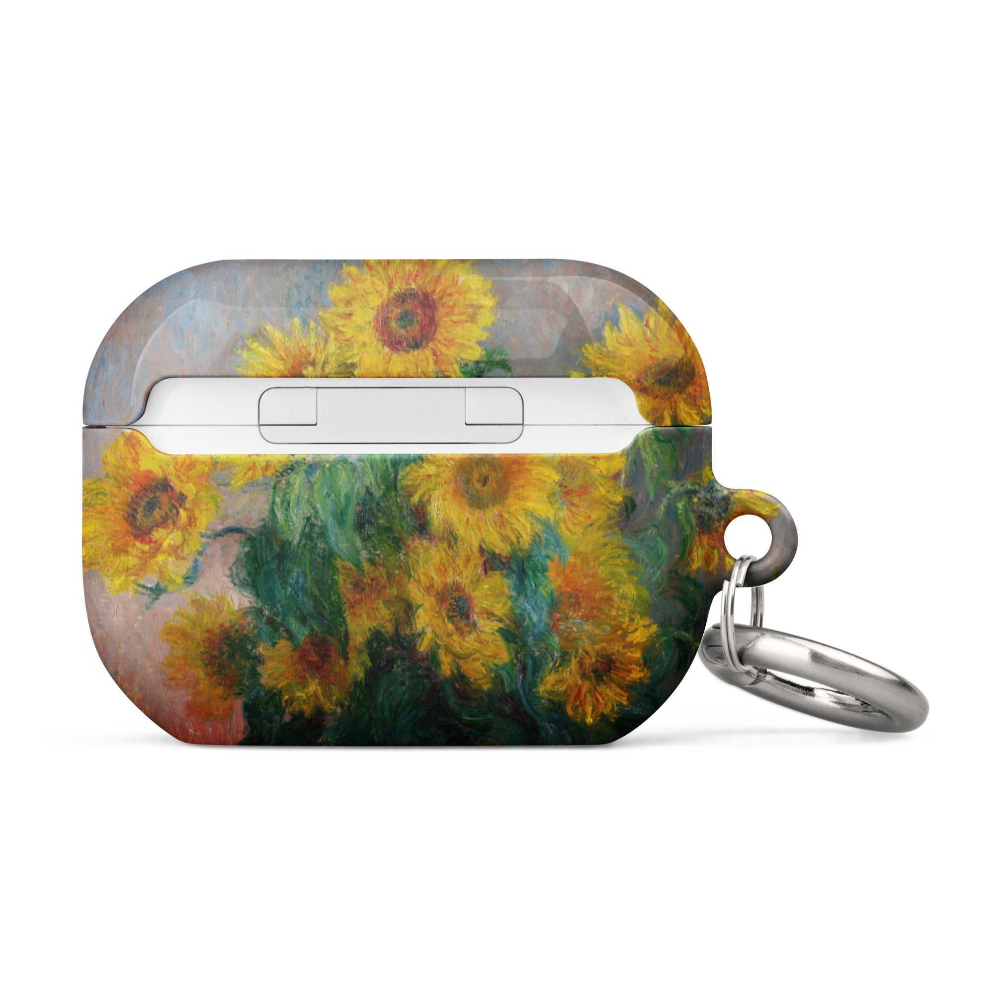 Claude Monet „Sonnenblumenstrauß“, berühmtes Gemälde, AirPods®-Hülle | Premium-Kunsthülle für AirPods® 