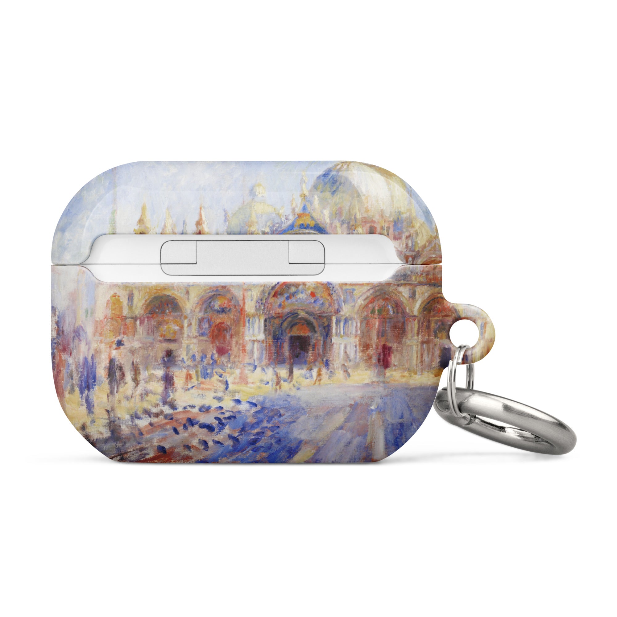 Pierre-Auguste Renoir „Der Markusplatz, Venedig“ – berühmtes Gemälde – AirPods®-Hülle | Premium-Kunsthülle für AirPods®