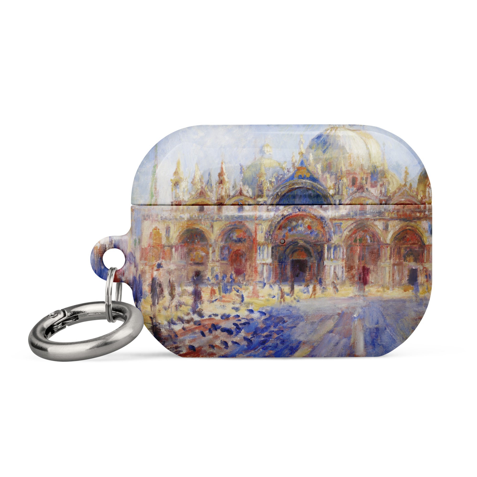 Pierre-Auguste Renoir „Der Markusplatz, Venedig“ – berühmtes Gemälde – AirPods®-Hülle | Premium-Kunsthülle für AirPods®