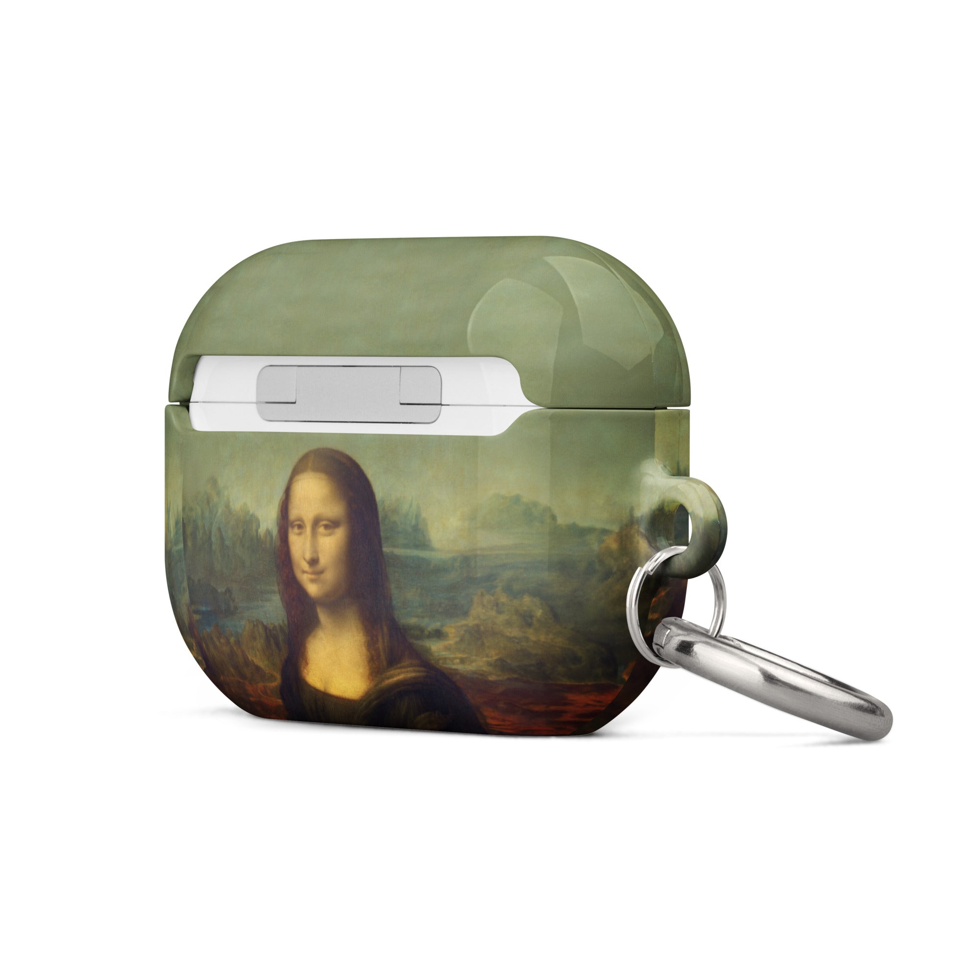 AirPods®-Hülle „Mona Lisa“ von Leonardo da Vinci, berühmtes Gemälde | Premium-Kunsthülle für AirPods® 