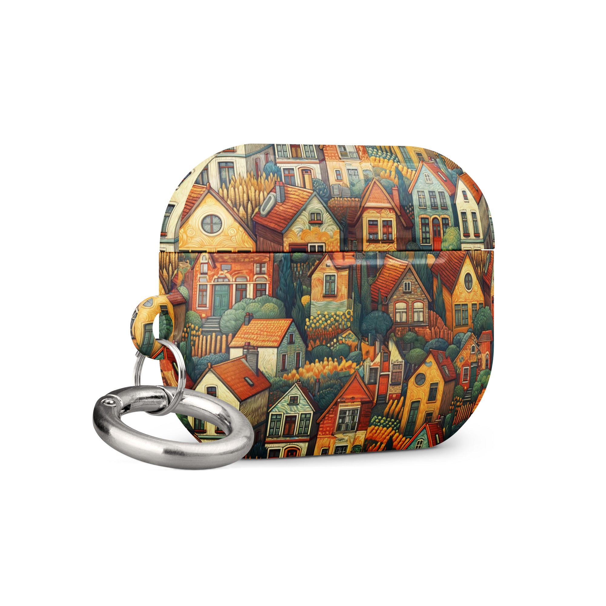 Vincent van Gogh 'Houses at Auvers' Famous Painting AirPods® Case | Premium Art Case for AirPods®