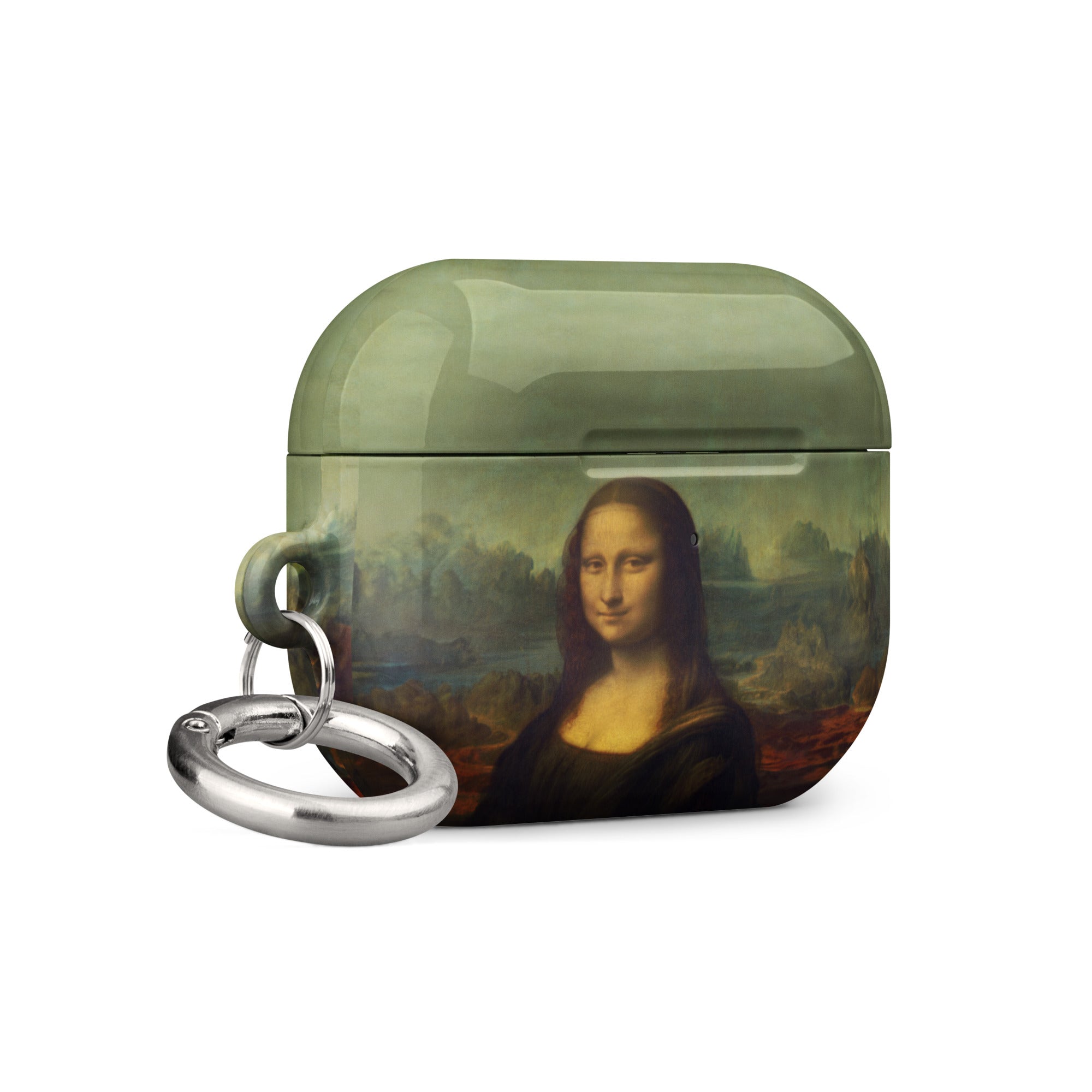 AirPods®-Hülle „Mona Lisa“ von Leonardo da Vinci, berühmtes Gemälde | Premium-Kunsthülle für AirPods® 