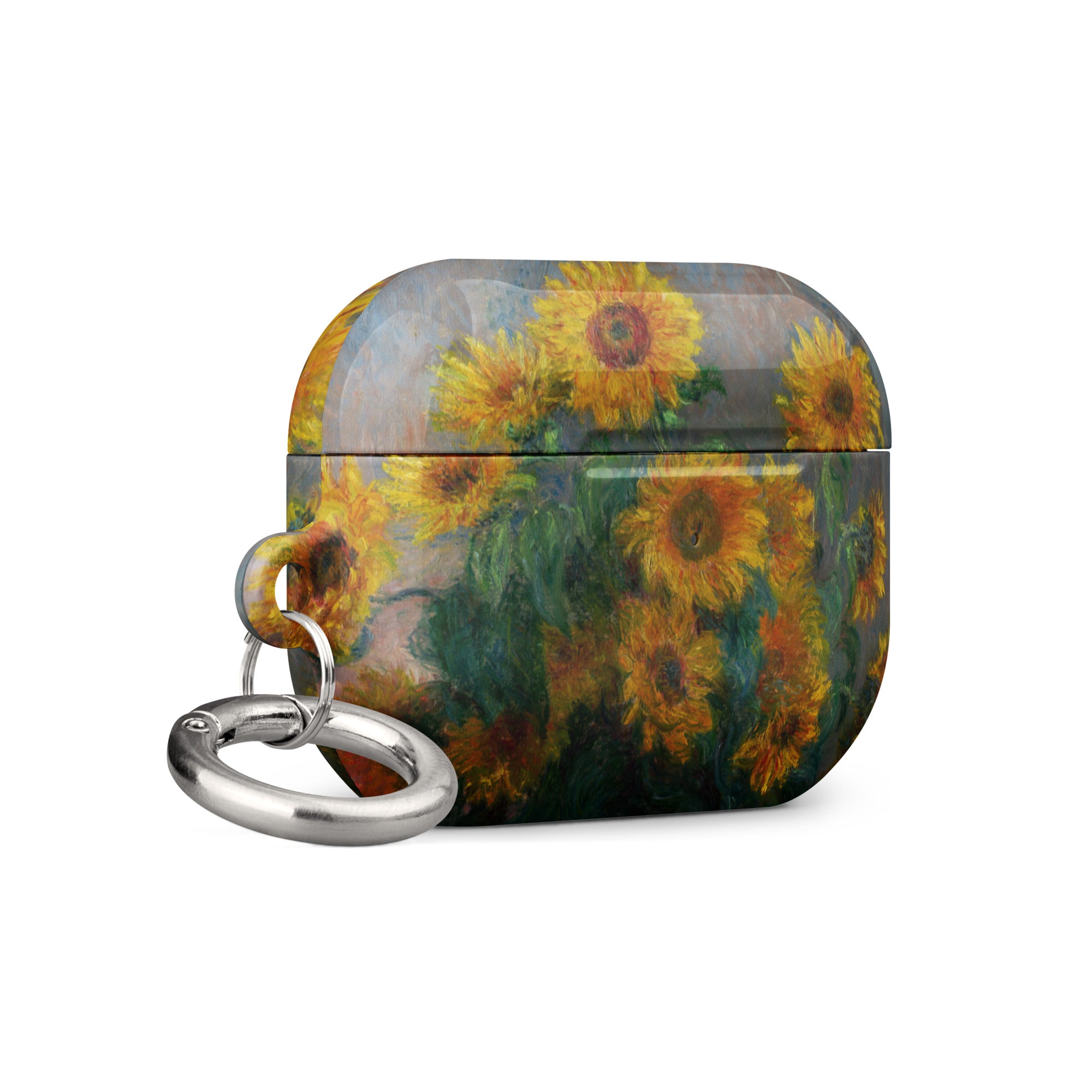 Claude Monet „Sonnenblumenstrauß“, berühmtes Gemälde, AirPods®-Hülle | Premium-Kunsthülle für AirPods® 