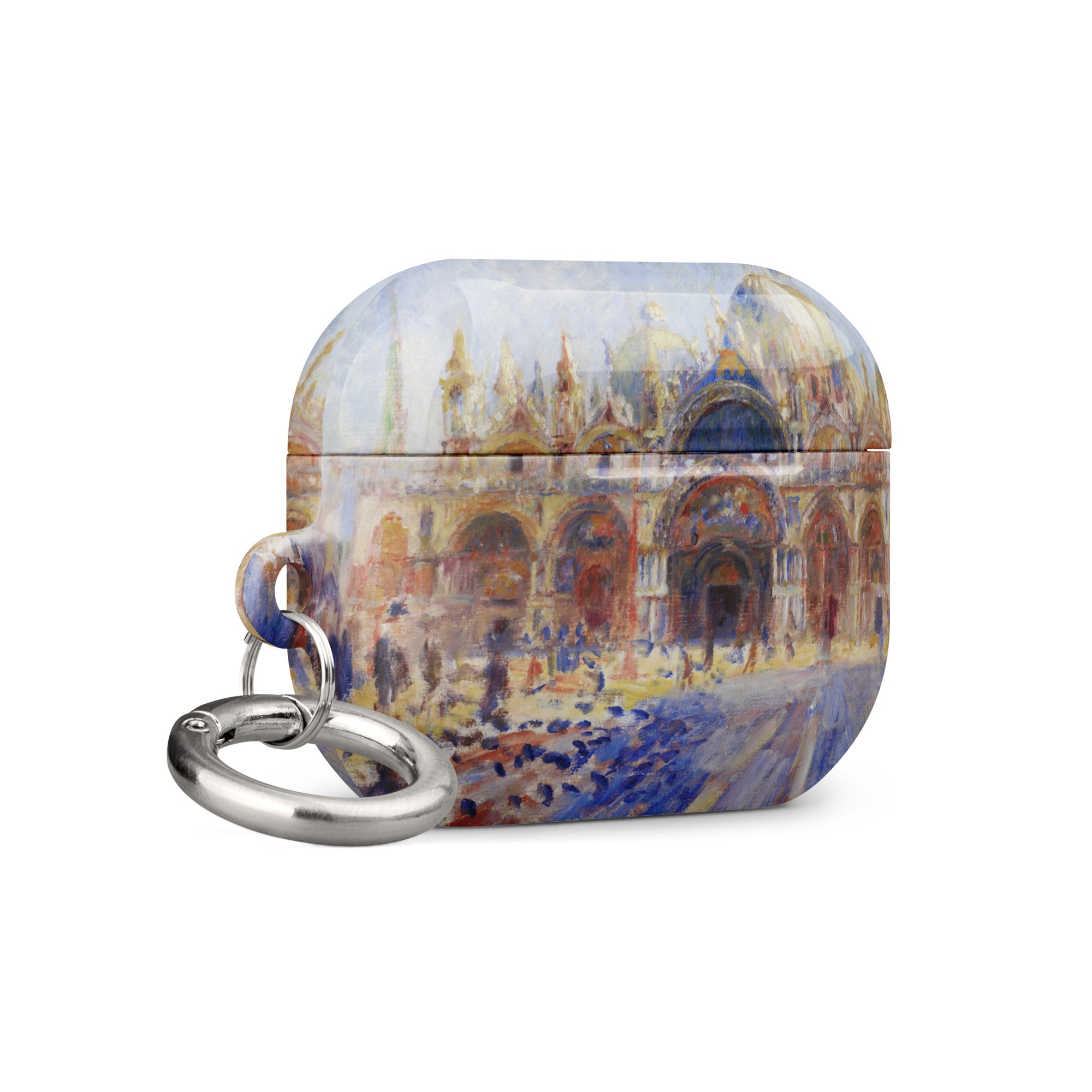 Pierre-Auguste Renoir „Der Markusplatz, Venedig“ – berühmtes Gemälde – AirPods®-Hülle | Premium-Kunsthülle für AirPods®