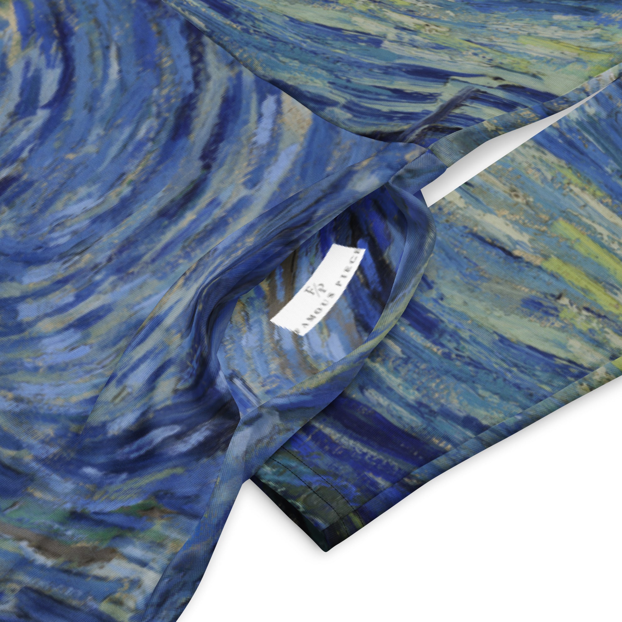 Vincent van Gogh „Sternennacht“, berühmtes Gemälde, langärmliges Midikleid | Premium-Kunst-Midikleid
