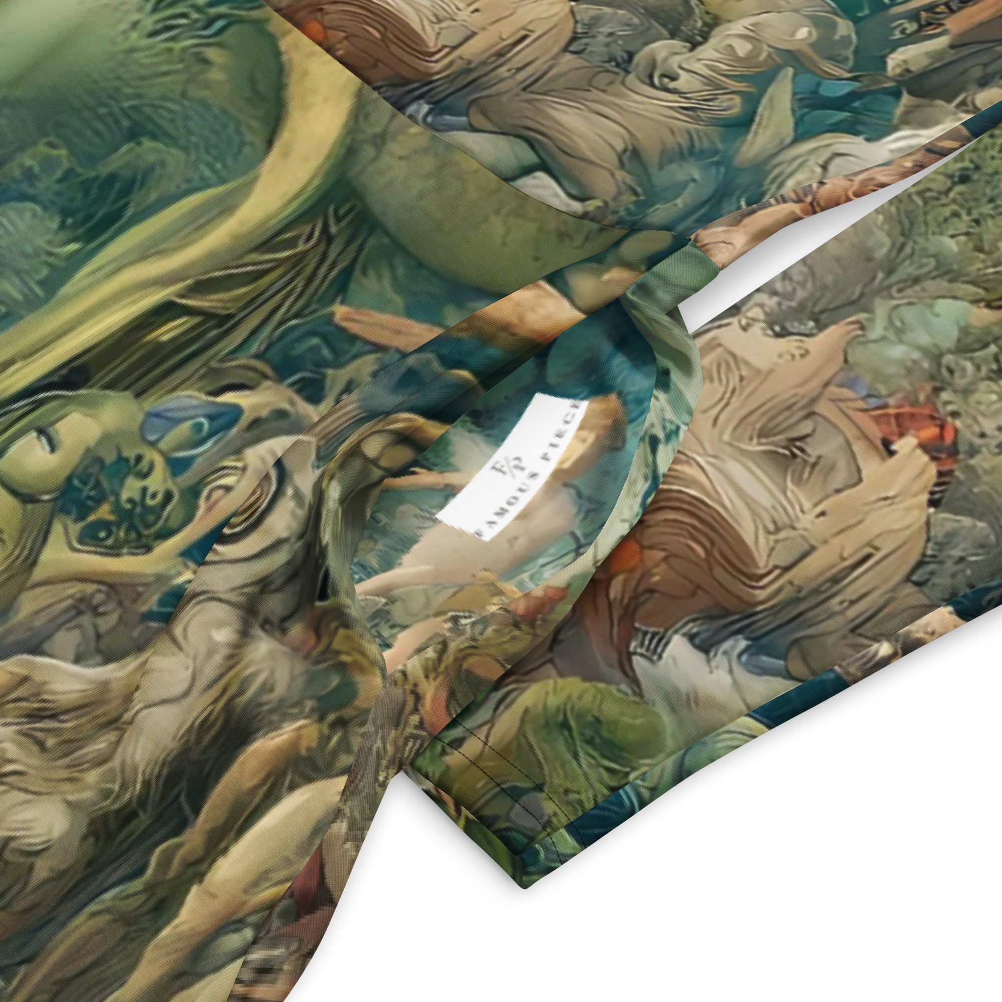 Langärmliges Midikleid „Der Garten der Lüste“ von Hieronymus Bosch, berühmtes Gemälde | Premium Art Midikleid