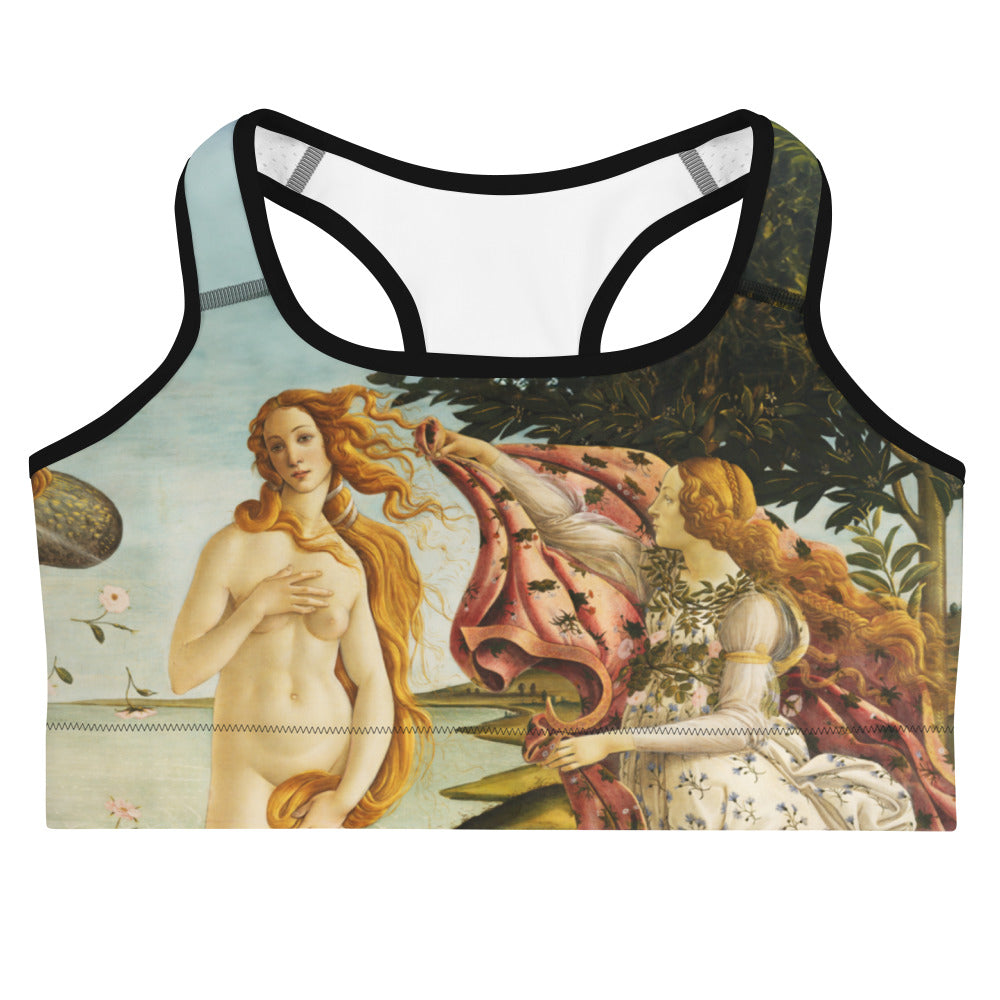 Sandro Botticelli „Die Geburt der Venus“ – Sport-BH mit berühmtem Gemälde | Premium Art Sport-BH