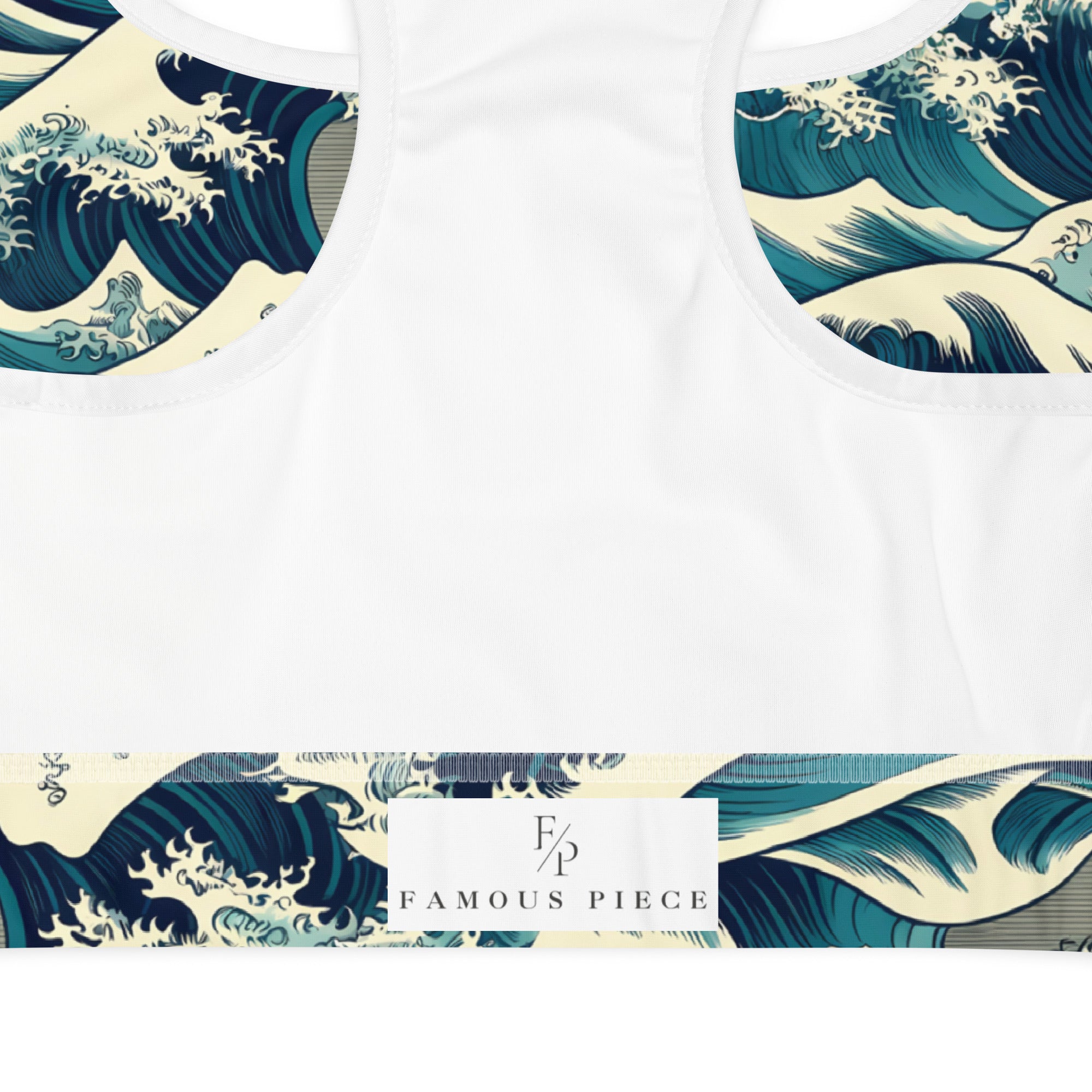 Hokusai 'The Great Wave off Kanagawa' Sports Bra | Premium Art Sports Bra