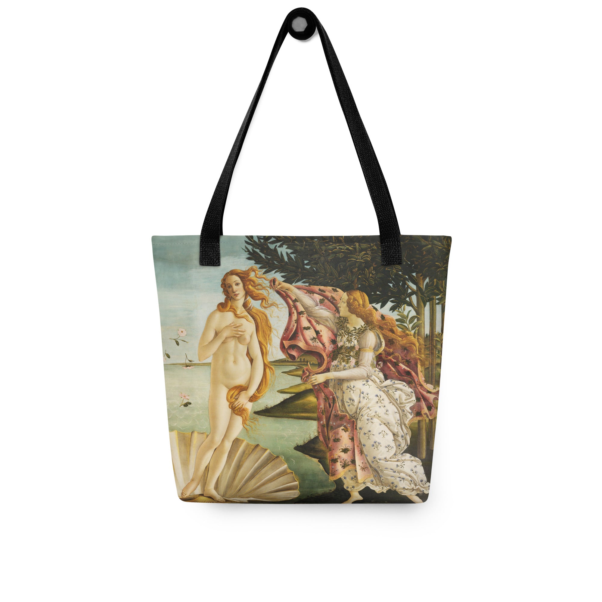 Sandro Botticelli 'The Birth of Venus' Famous Painting Totebag | Allover Print Art Tote Bag