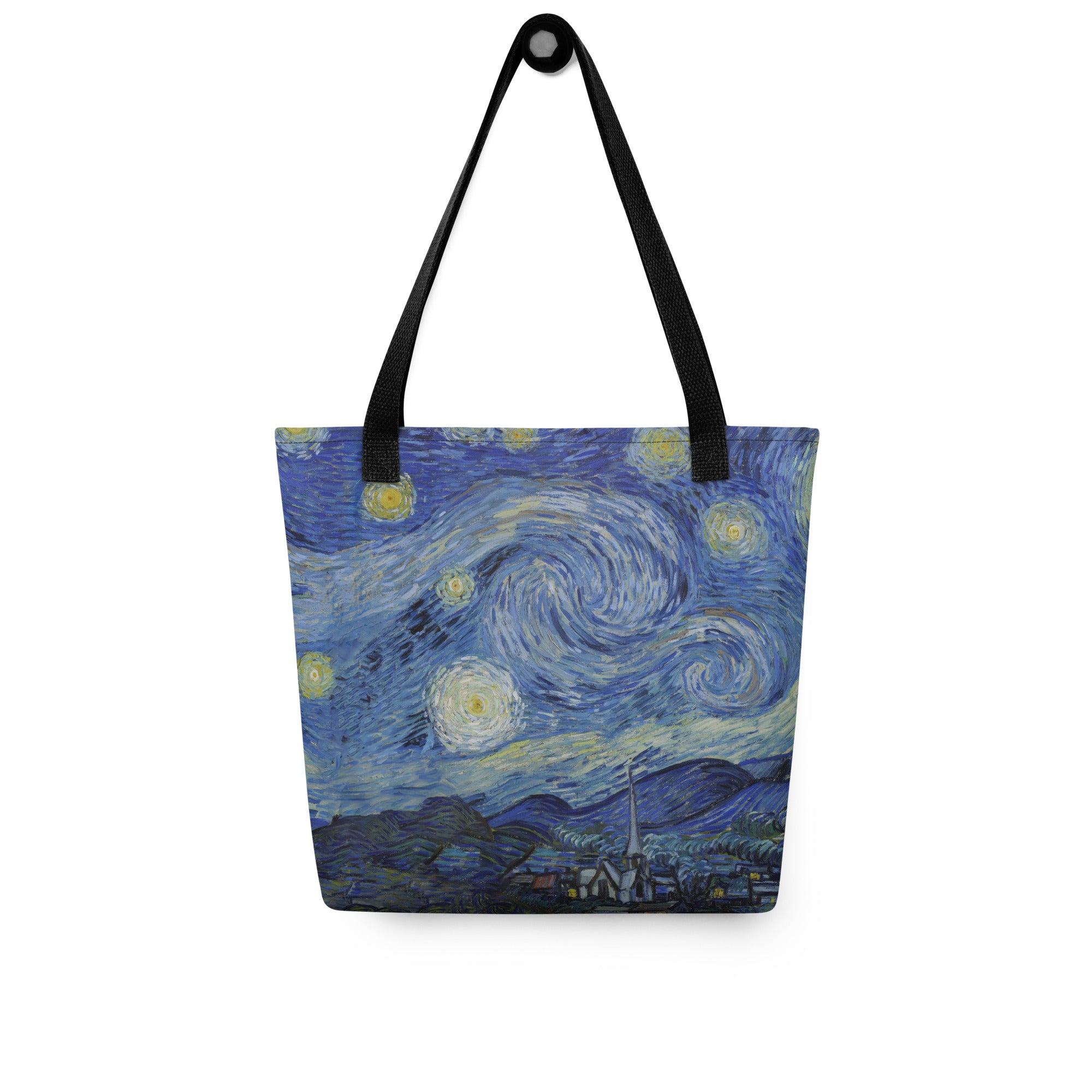 Vincent van Gogh 'Starry Night' Famous Painting Totebag | Allover Print Art Tote Bag