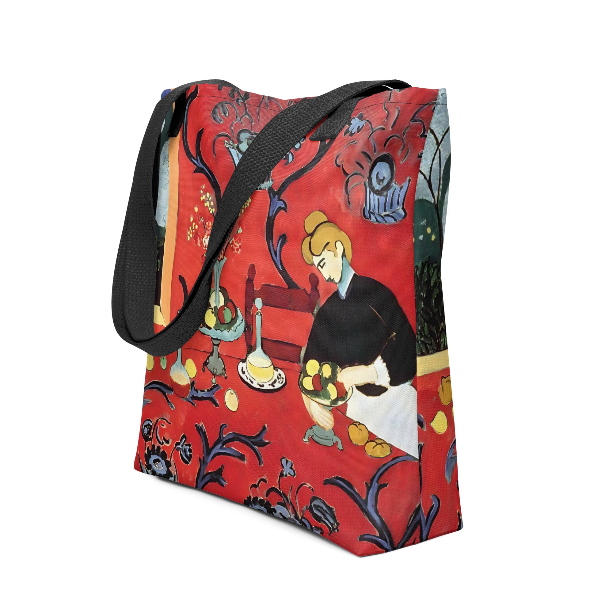 Henri Matisse ‘The Red Room’ Famous Painting Totebag | Allover Print Art Tote Bag