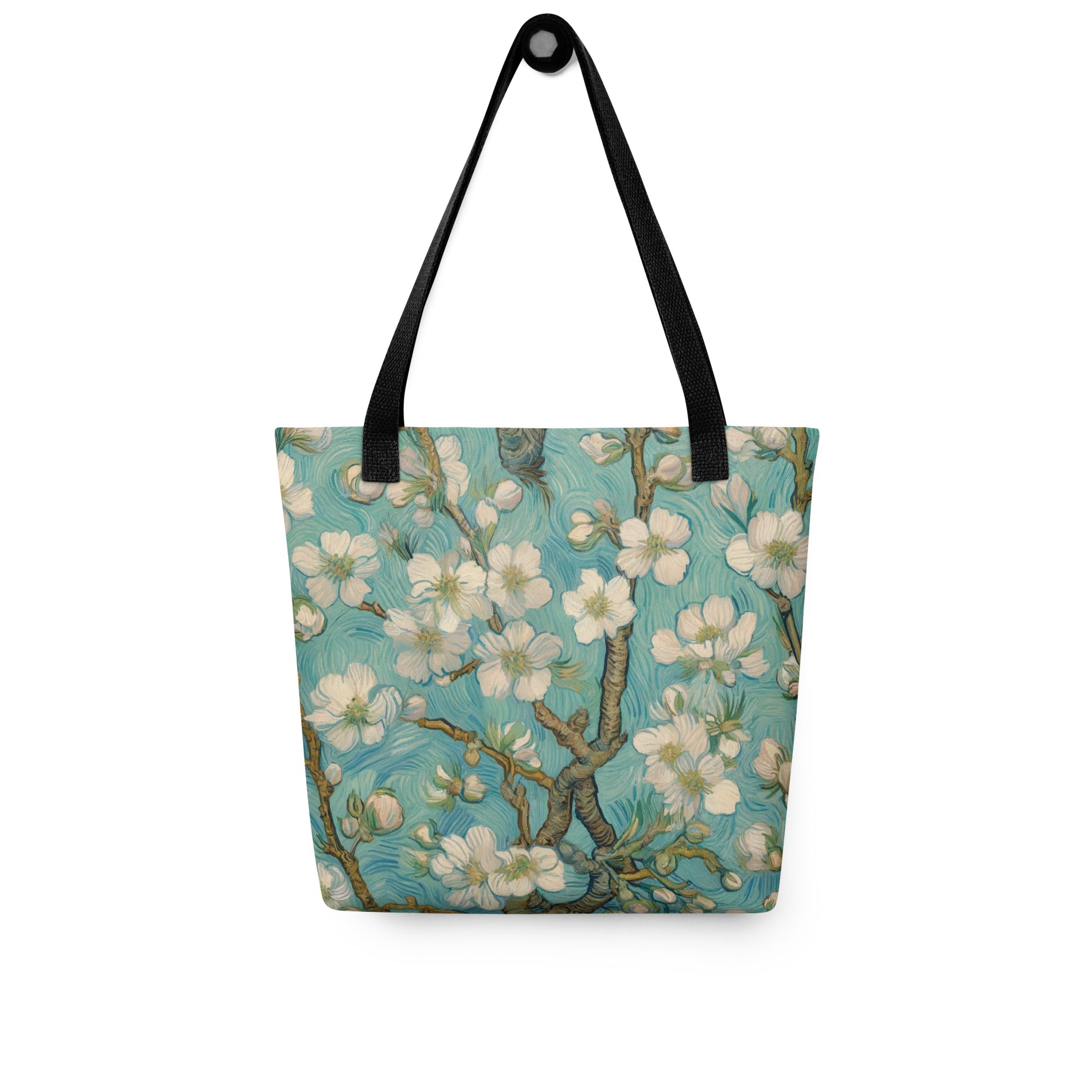 Vincent van Gogh 'Almond Blossom' Famous Painting Totebag | Allover Print Art Tote Bag