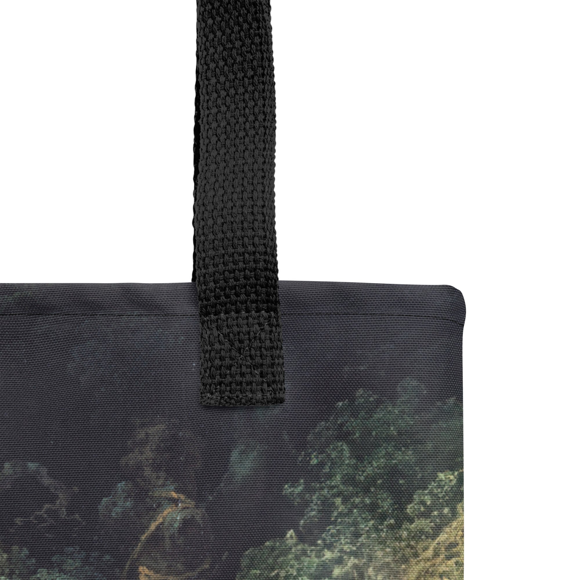 Jean-Honoré Fragonard 'The Swing' Famous Painting Totebag | Allover Print Art Tote Bag