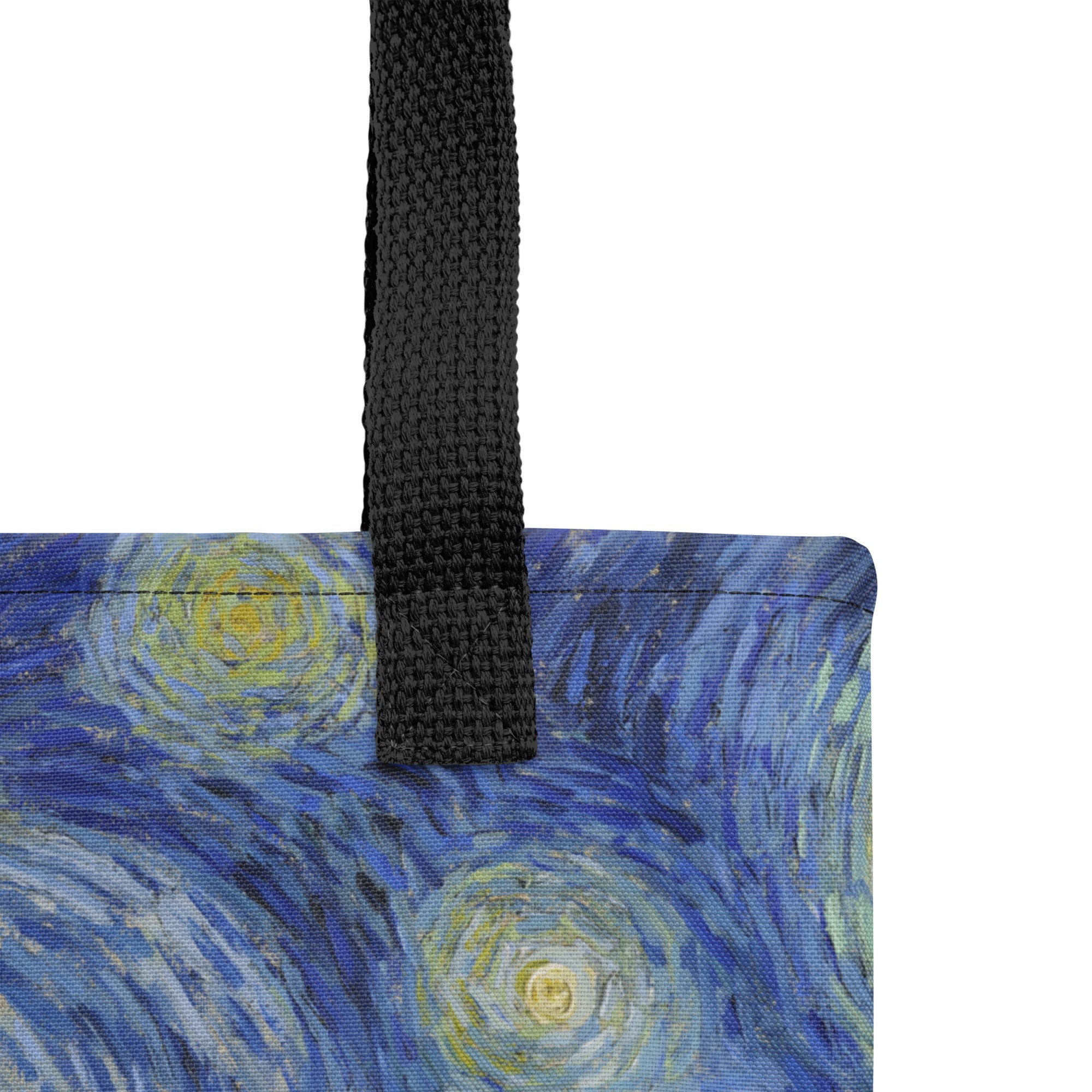 Vincent van Gogh 'Starry Night' Famous Painting Totebag | Allover Print Art Tote Bag