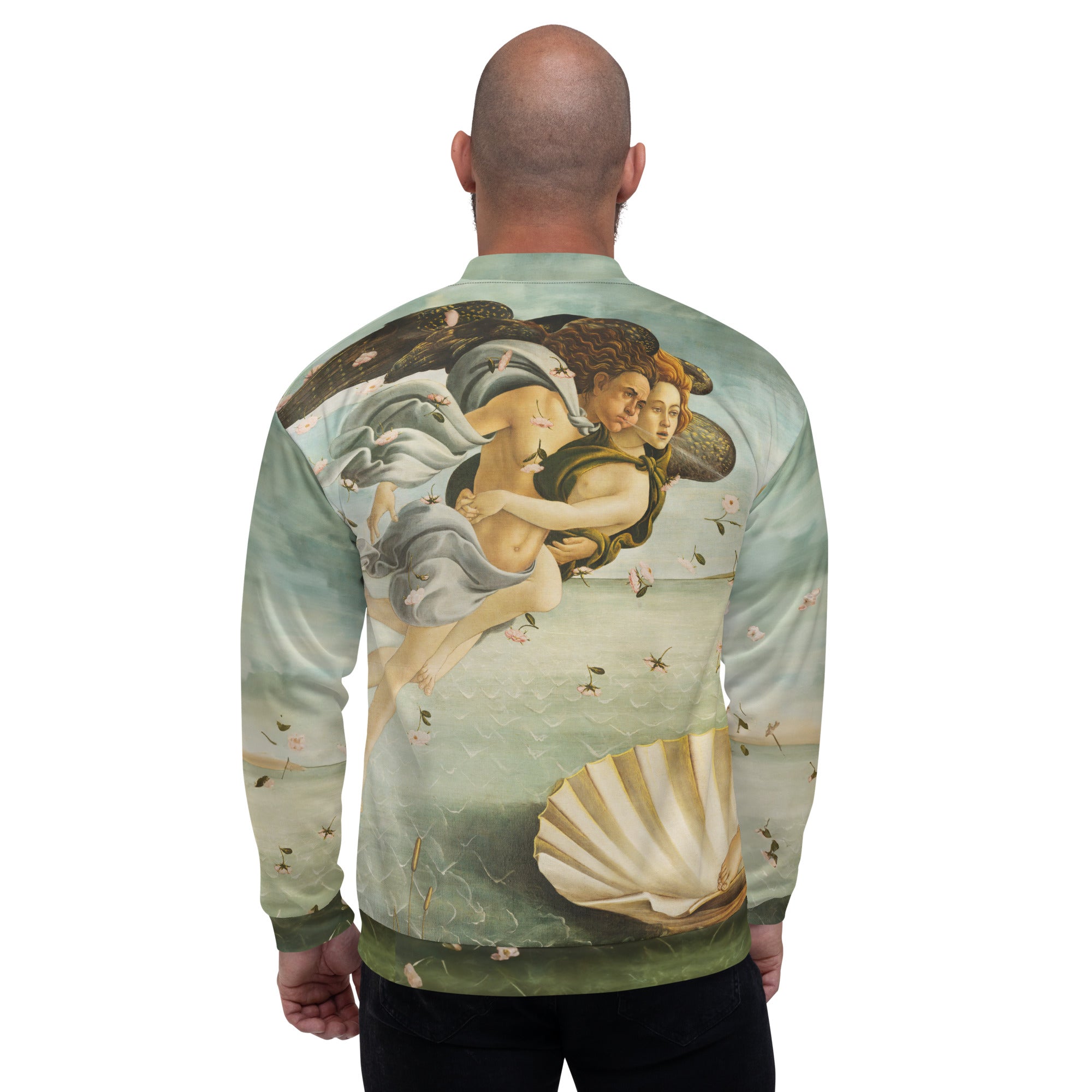 Sandro Botticelli 'Primavera' Famous Painting Bomberjack | Allover Print Unisex Art Bomber Jacket