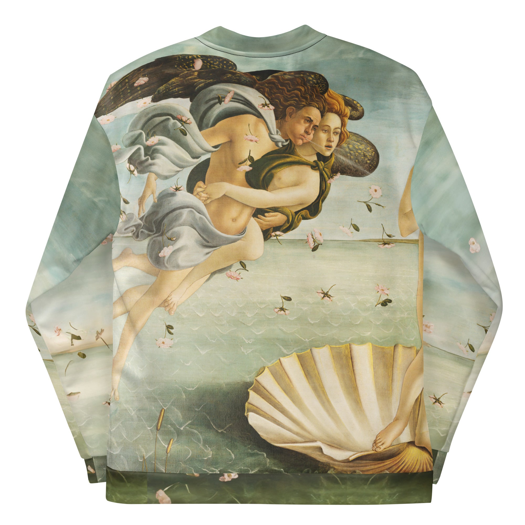 Bomberjacke mit berühmtem Gemälde „Primavera“ von Sandro Botticelli | Bomberjacke mit Allover-Print, Unisex