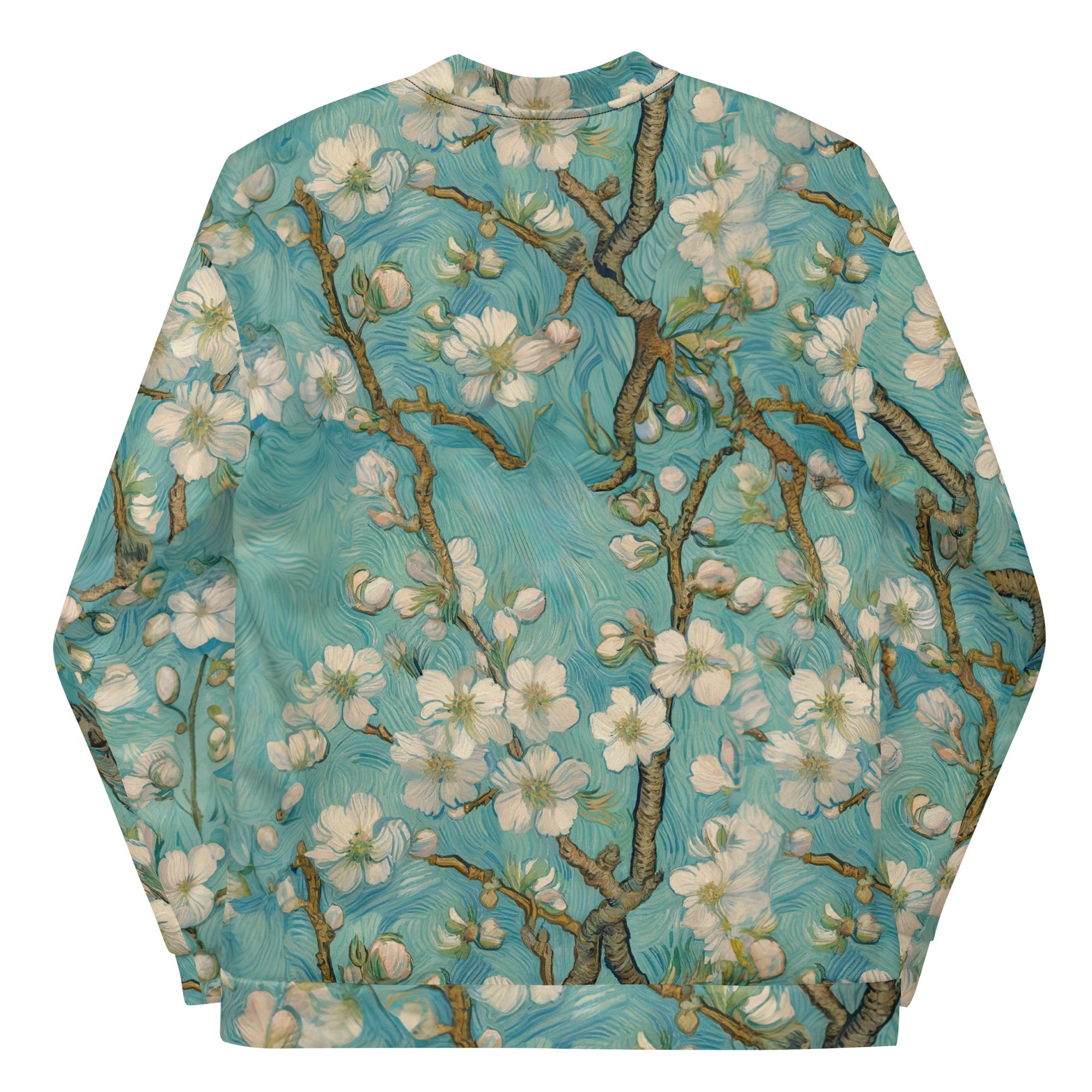 Bomberjacke mit berühmtem Gemälde „Mandelblüte“ von Vincent van Gogh | Bomberjacke mit Allover-Print, Unisex