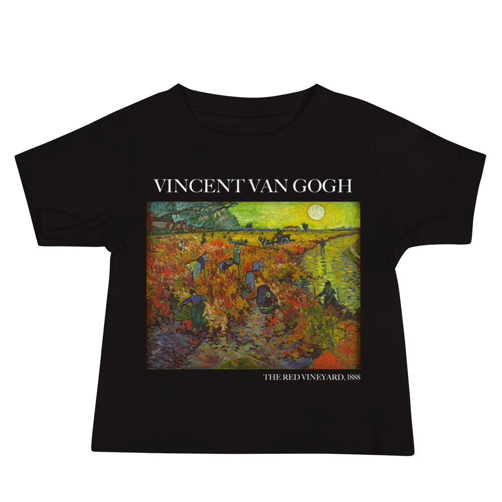 Vincent van Gogh „Der rote Weinberg“, berühmtes Gemälde, Baby-T-Shirt, Premium-Kunst-T-Shirt für Babys