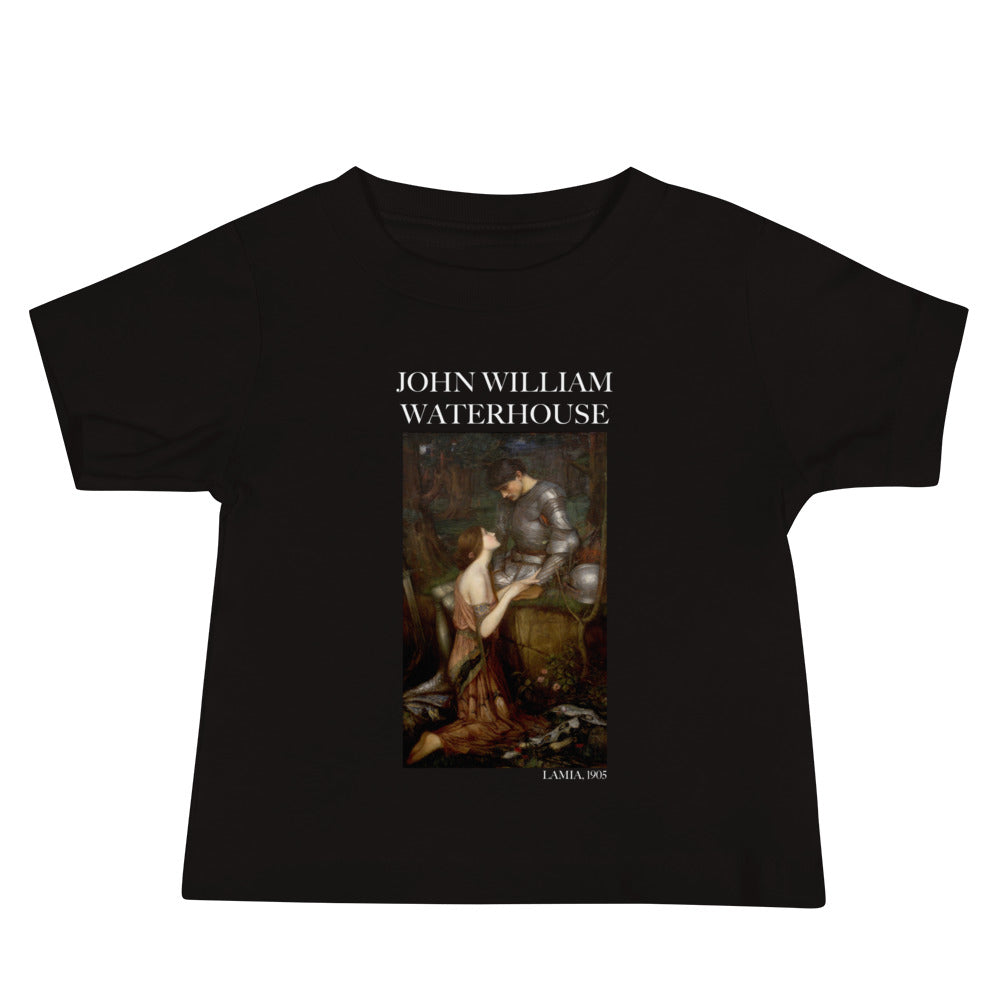 John William Waterhouse 'Lamia' Famous Painting Baby Staple T-Shirt | Premium Baby Art Tee