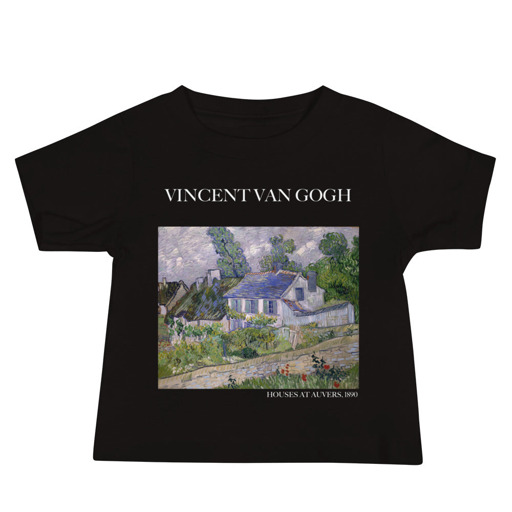 Vincent van Gogh 'Houses at Auvers' Famous Painting Baby Staple T-Shirt | Premium Baby Art Tee