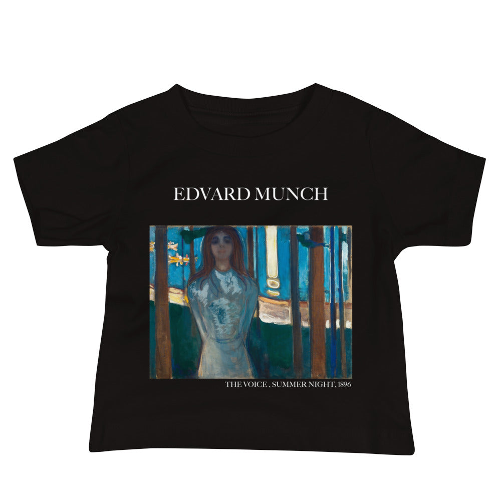 Edvard Munch „Die Stimme, Sommernacht“ Berühmtes Gemälde Baby-T-Shirt | Premium Baby Art T-Shirt