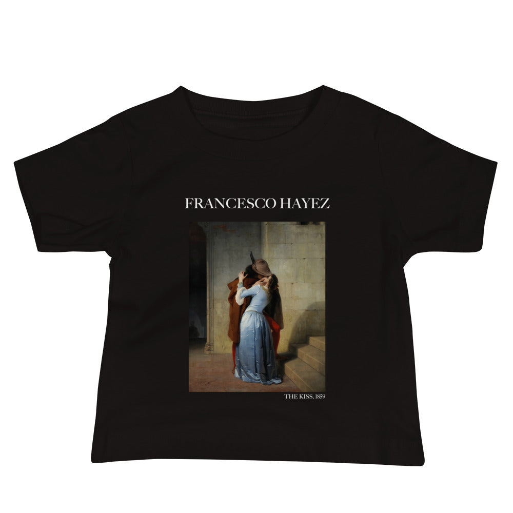 Francesco Hayez 'The Kiss' Famous Painting Baby Staple T-Shirt | Premium Baby Art Tee