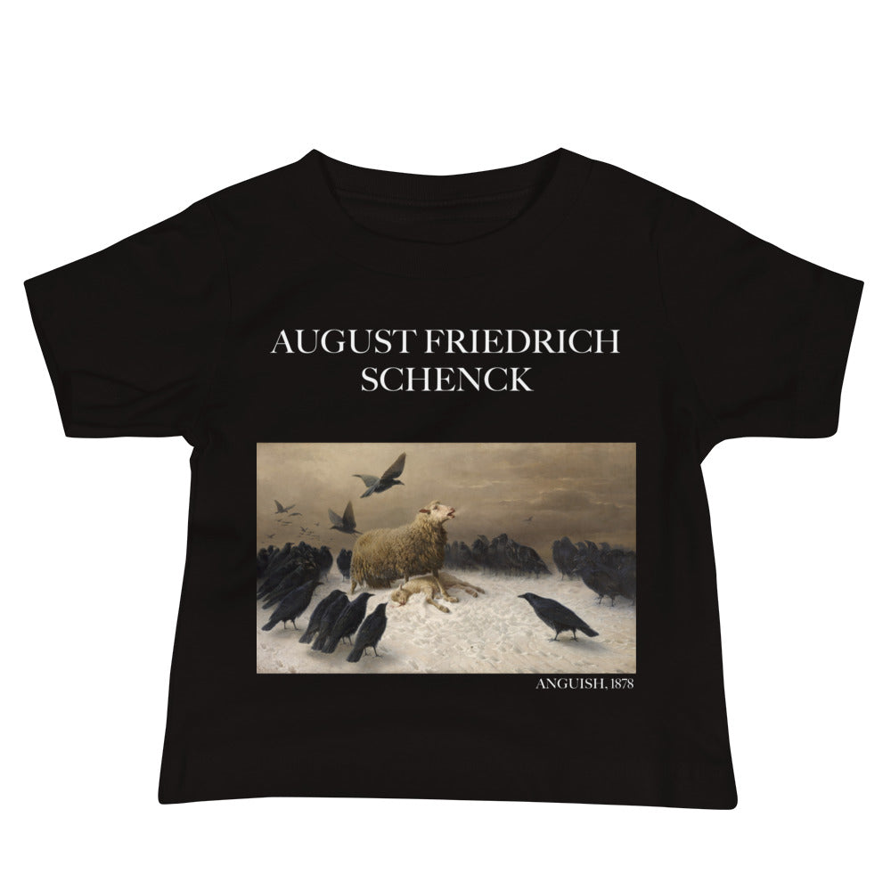 August Friedrich Schenck 'Anguish' Famous Painting Baby Staple T-Shirt | Premium Baby Art Tee