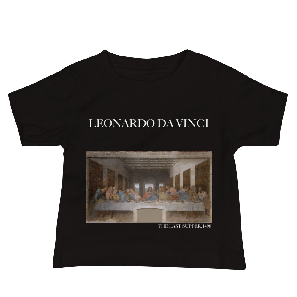Leonardo da Vinci 'The Last Supper' Famous Painting Baby Staple T-Shirt | Premium Baby Art Tee