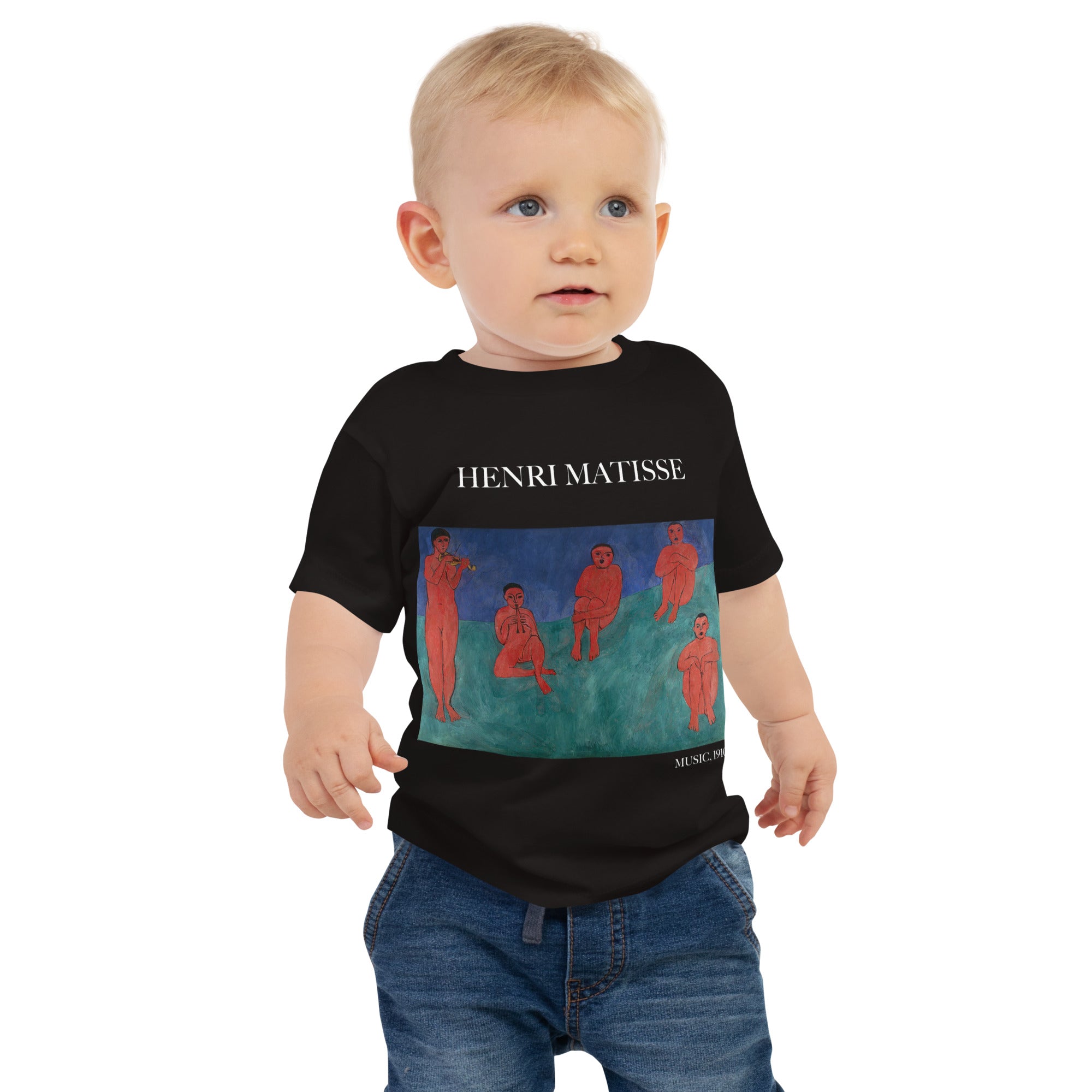 Henri Matisse „Musik“ Berühmtes Gemälde Baby-T-Shirt | Premium Baby Art T-Shirt