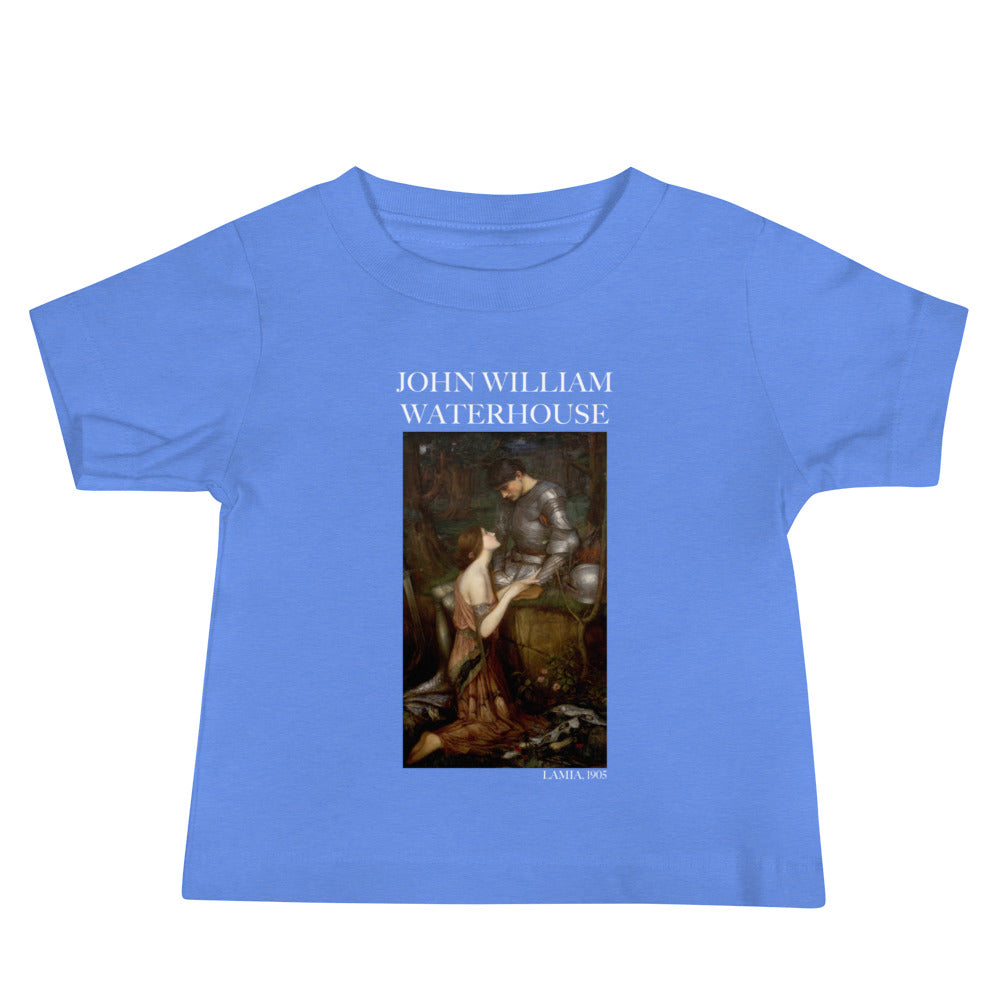 John William Waterhouse 'Lamia' Famous Painting Baby Staple T-Shirt | Premium Baby Art Tee