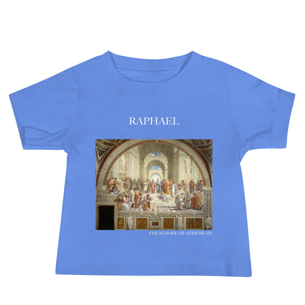 Raphael 'The School of Athens' Famous Painting Baby Staple T-Shirt | Premium Baby Art Tee