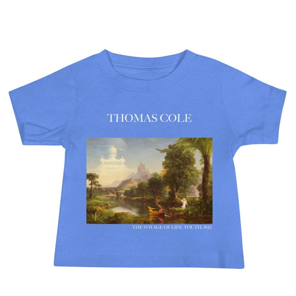 Thomas Cole 'The Voyage of Life: Youth' Famous Painting Baby Staple T-Shirt | Premium Baby Art Tee