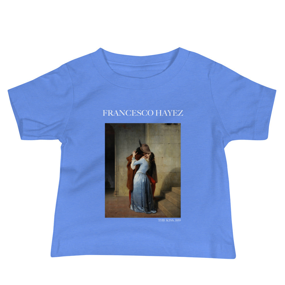 Francesco Hayez 'The Kiss' Famous Painting Baby Staple T-Shirt | Premium Baby Art Tee