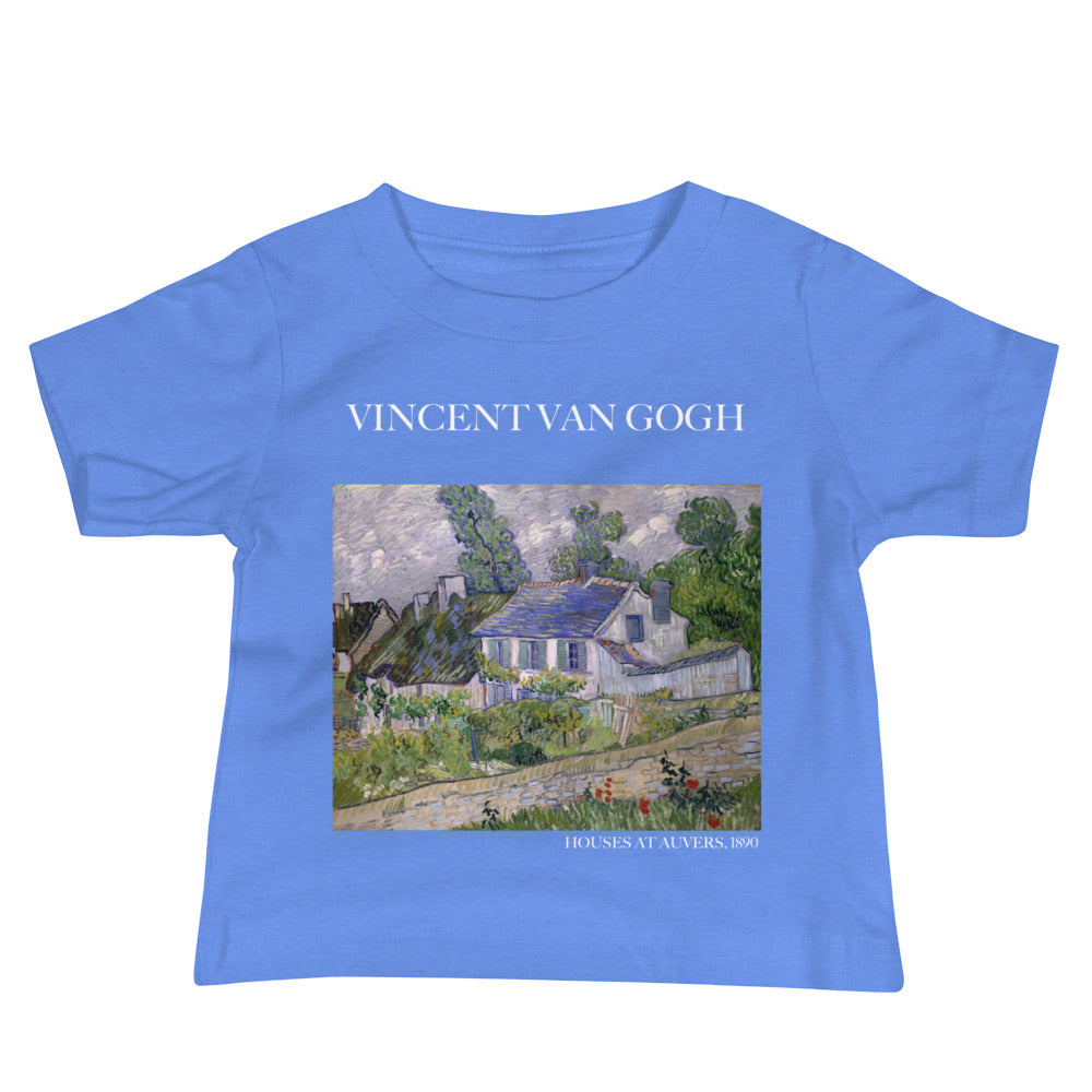 Vincent van Gogh 'Houses at Auvers' Famous Painting Baby Staple T-Shirt | Premium Baby Art Tee