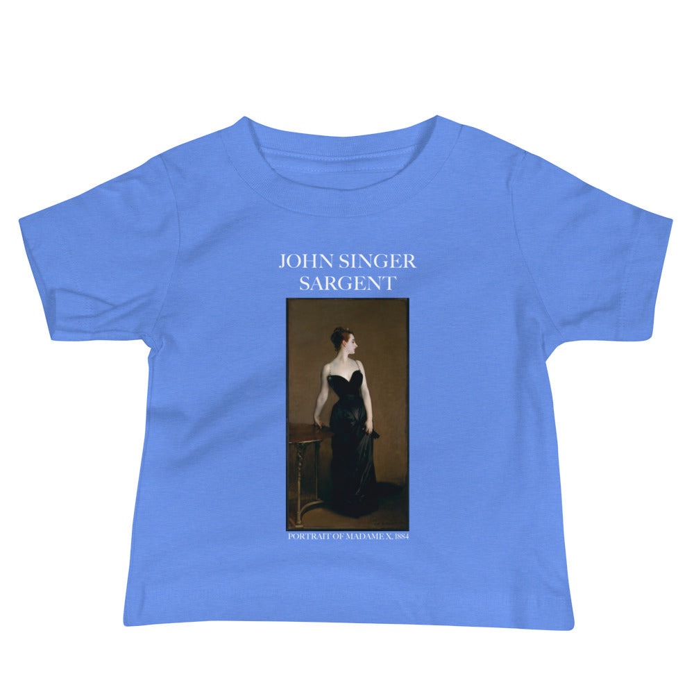 John Singer Sargent 'Portrait of Madame X' Famous Painting Baby Staple T-Shirt | Premium Baby Art Tee