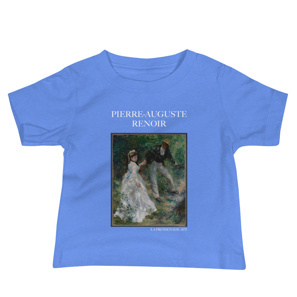 Pierre-Auguste Renoir 'La Promenade' Famous Painting Baby Staple T-Shirt | Premium Baby Art Tee