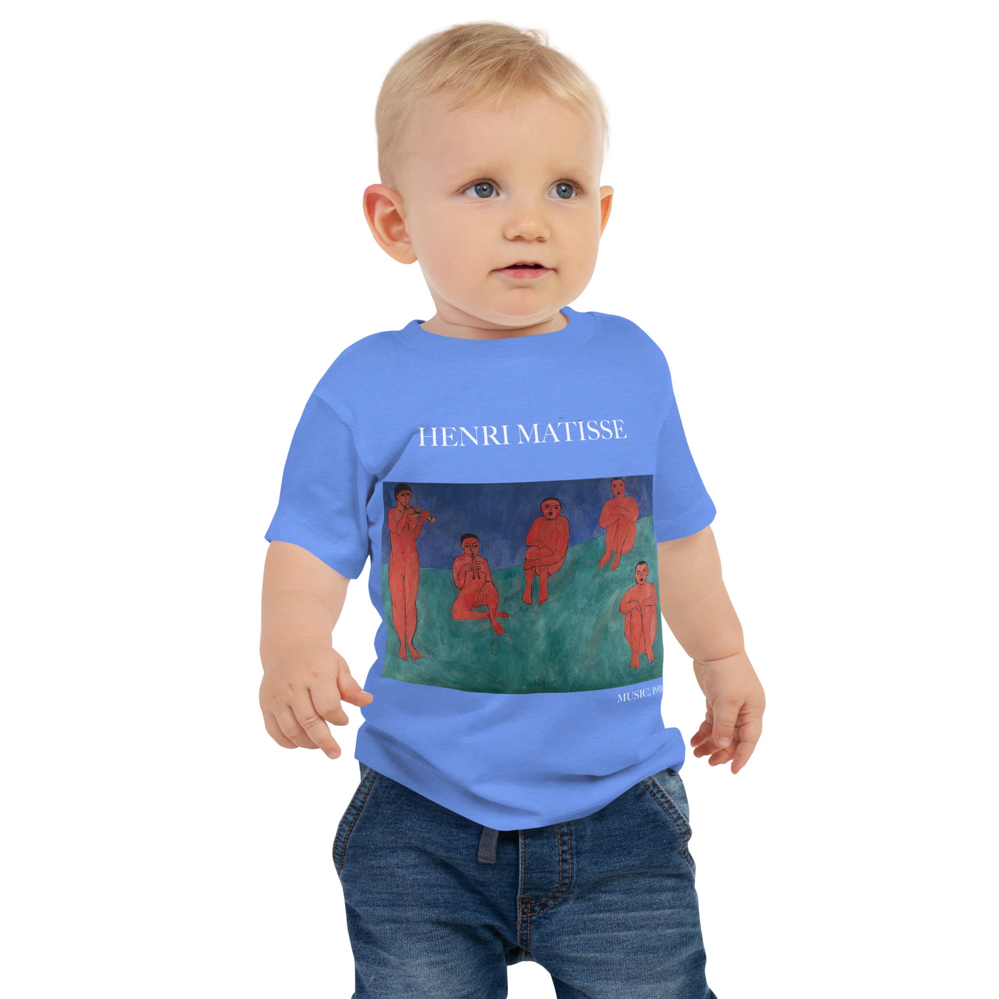 Henri Matisse „Musik“ Berühmtes Gemälde Baby-T-Shirt | Premium Baby Art T-Shirt