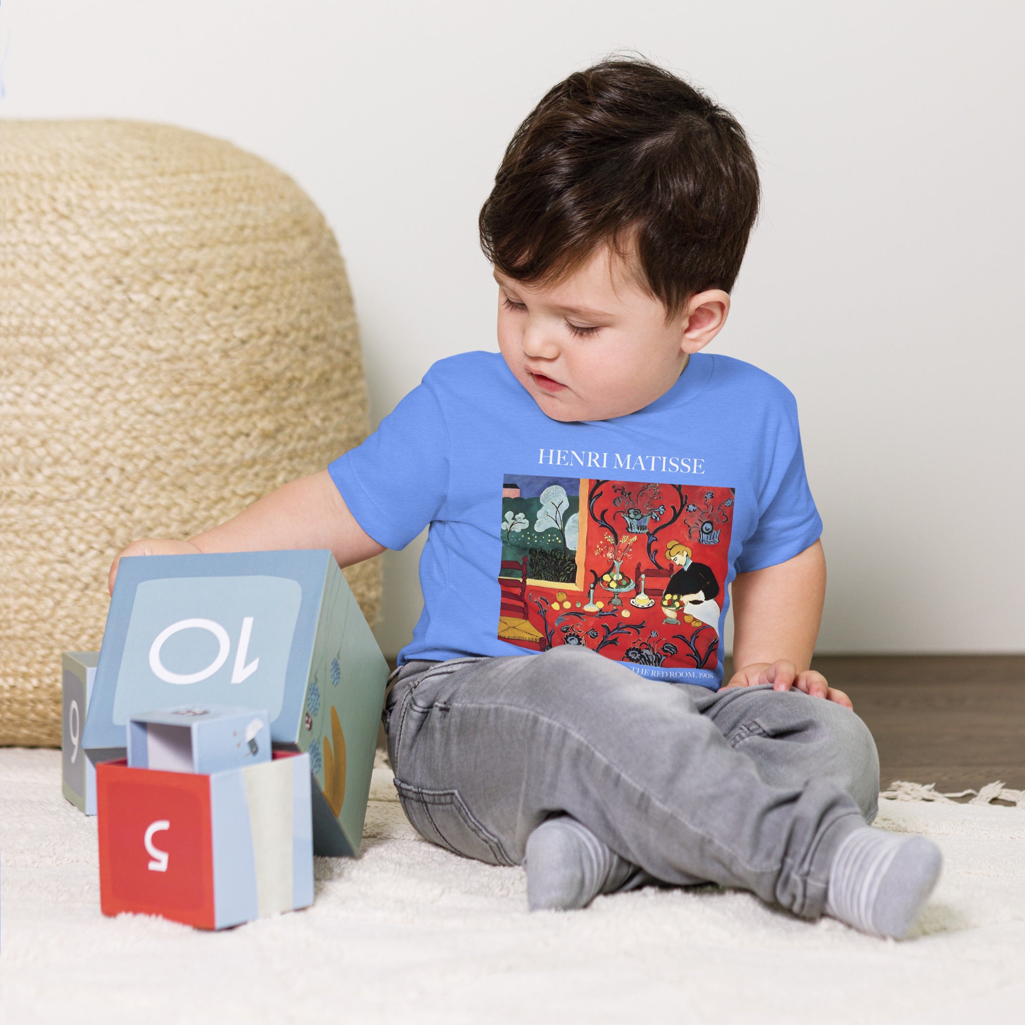 Henri Matisse „Das rote Zimmer“, berühmtes Gemälde, Baby-T-Shirt | Premium-Kunst-T-Shirt für Babys