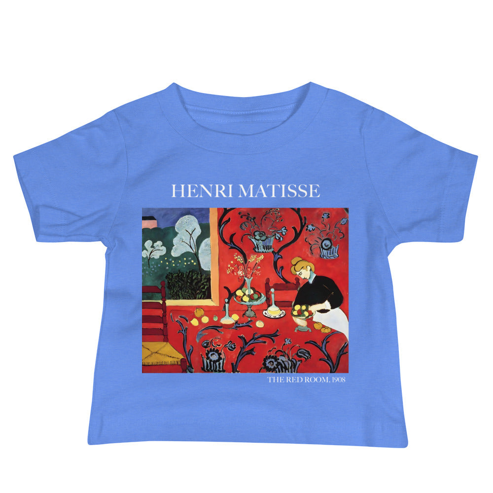Henri Matisse 'The Red Room' Famous Painting Baby Staple T-Shirt | Premium Baby Art Tee